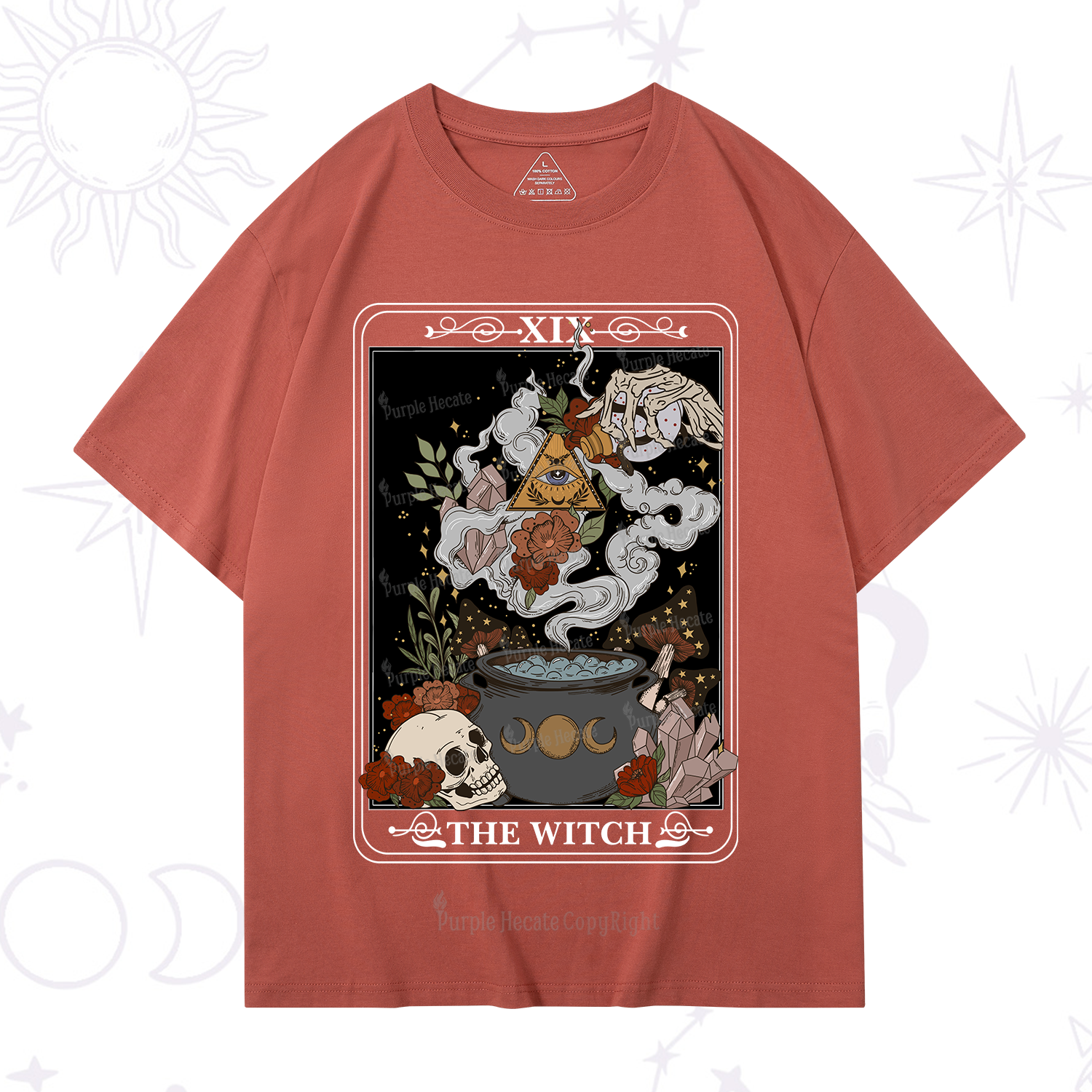 Purplehecate The Witch Tarot T-Shirt