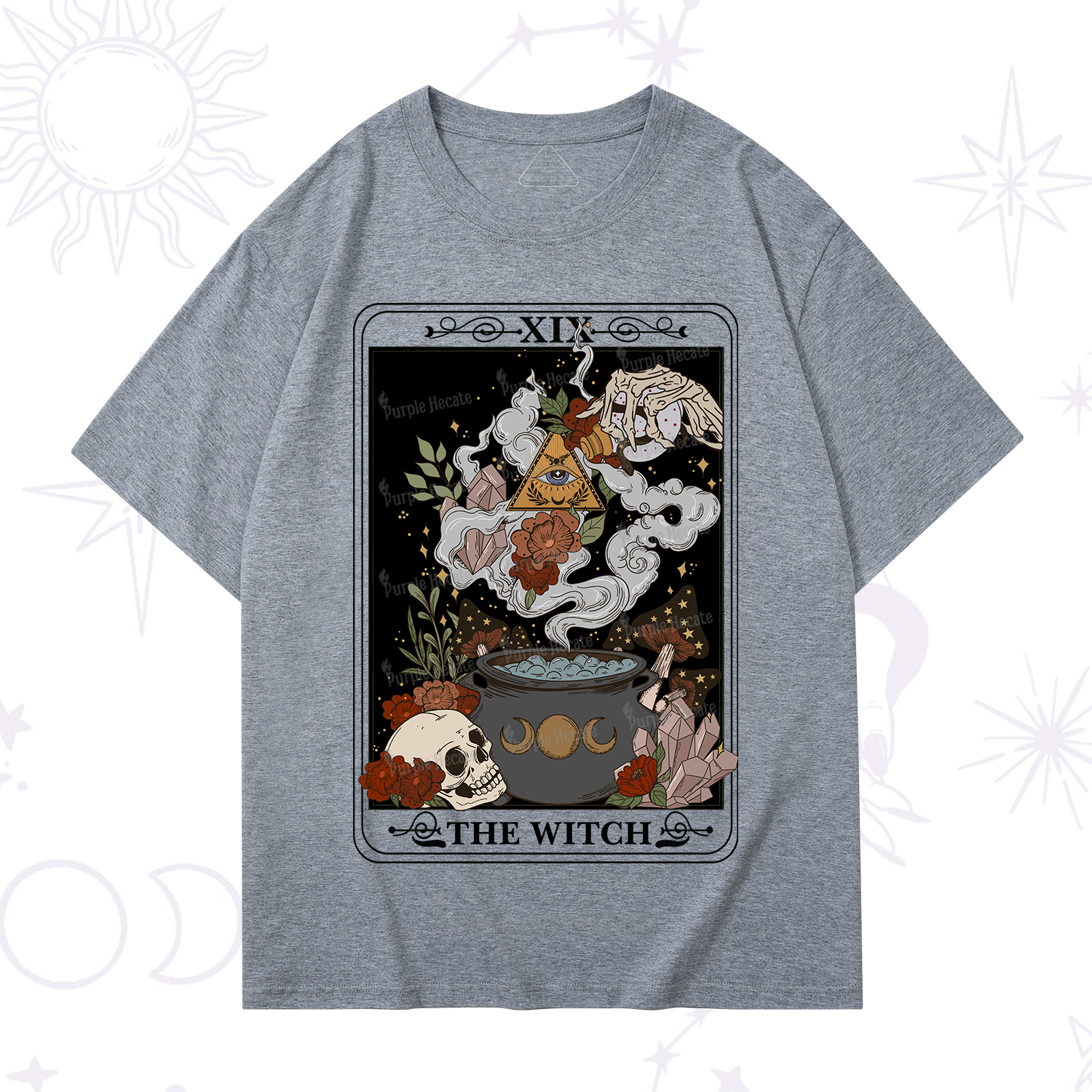 Purplehecate The Witch Tarot T-Shirt
