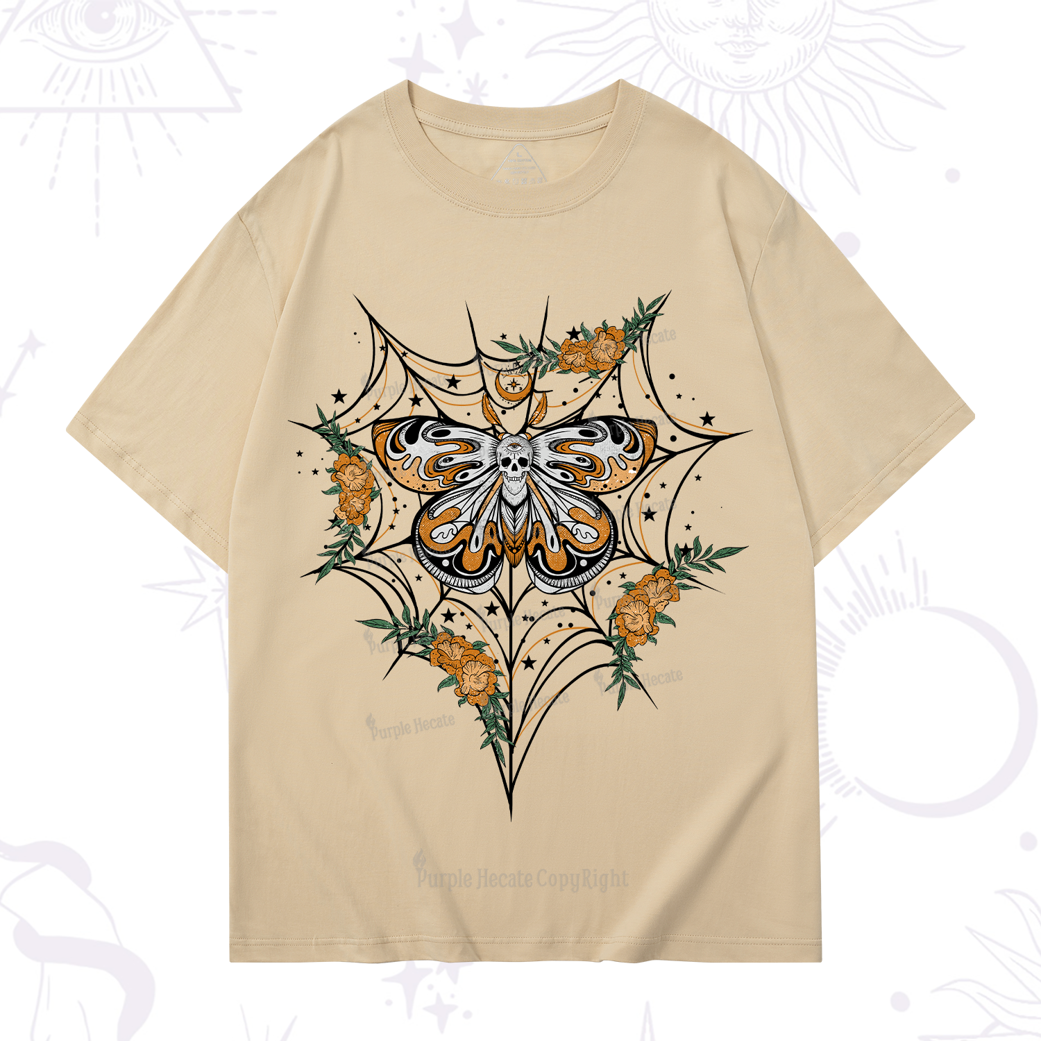 Purplehecate Death Head Moth T-Shirt