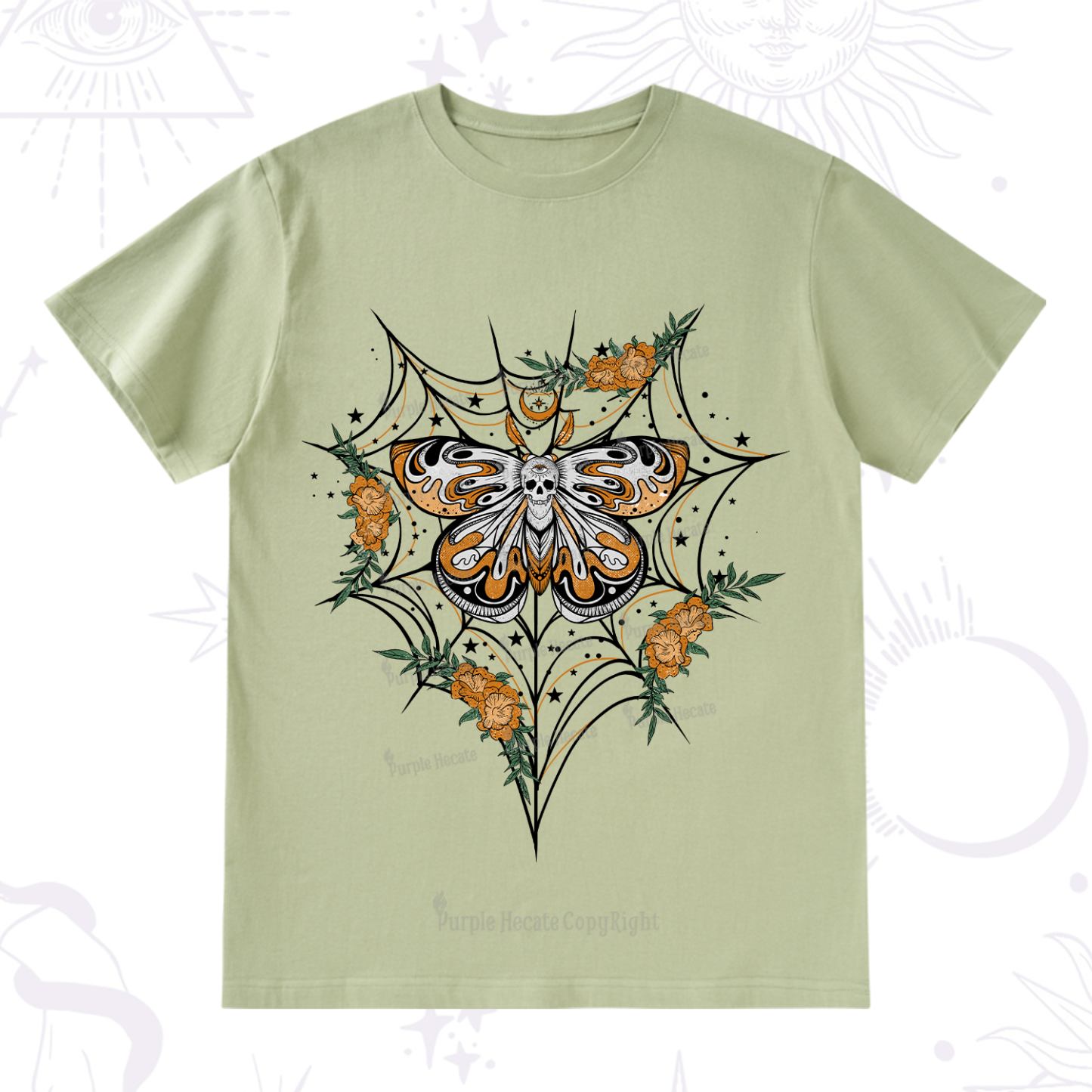 Purplehecate Death Head Moth T-Shirt