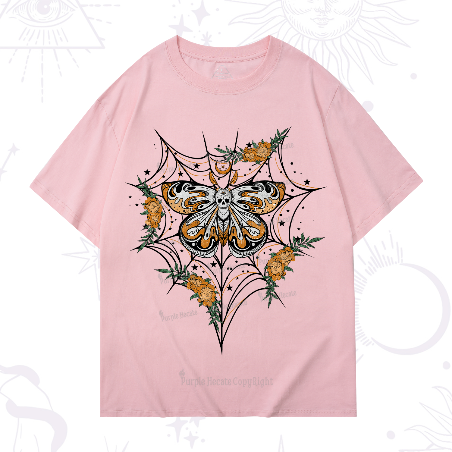 Purplehecate Death Head Moth T-Shirt