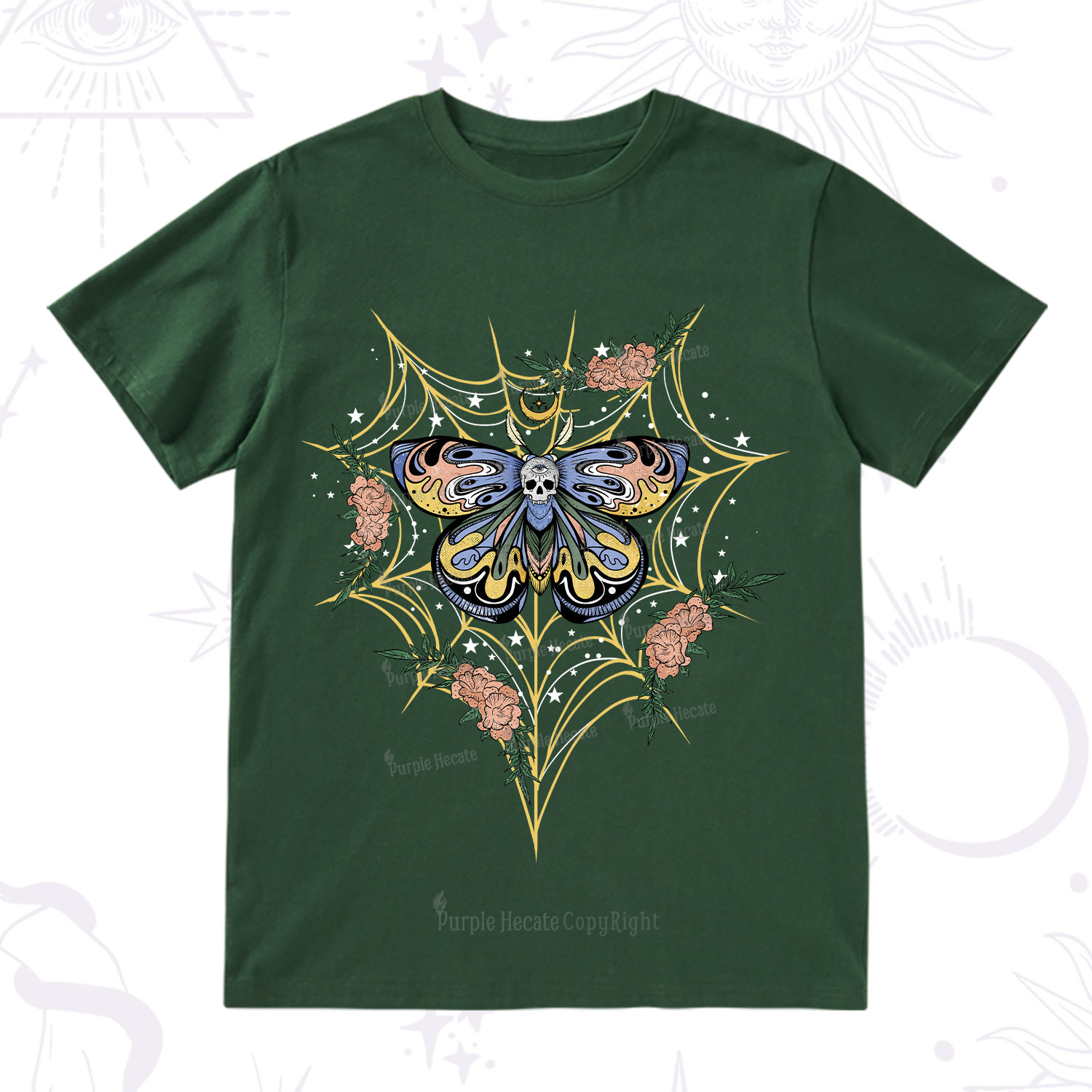 Purplehecate Death Head Moth T-Shirt