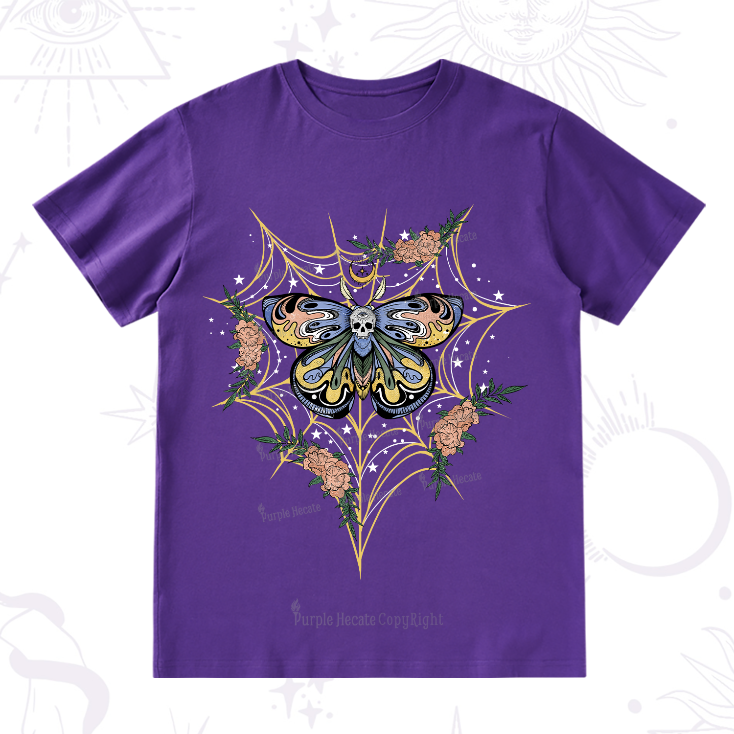 Purplehecate Death Head Moth T-Shirt