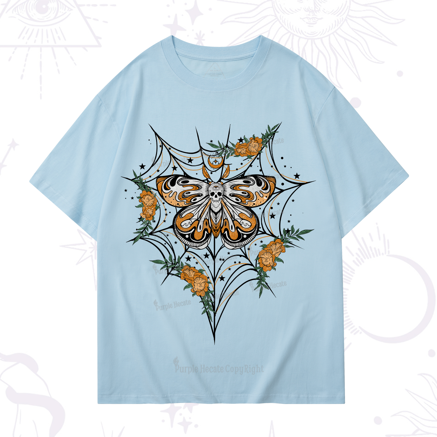 Purplehecate Death Head Moth T-Shirt