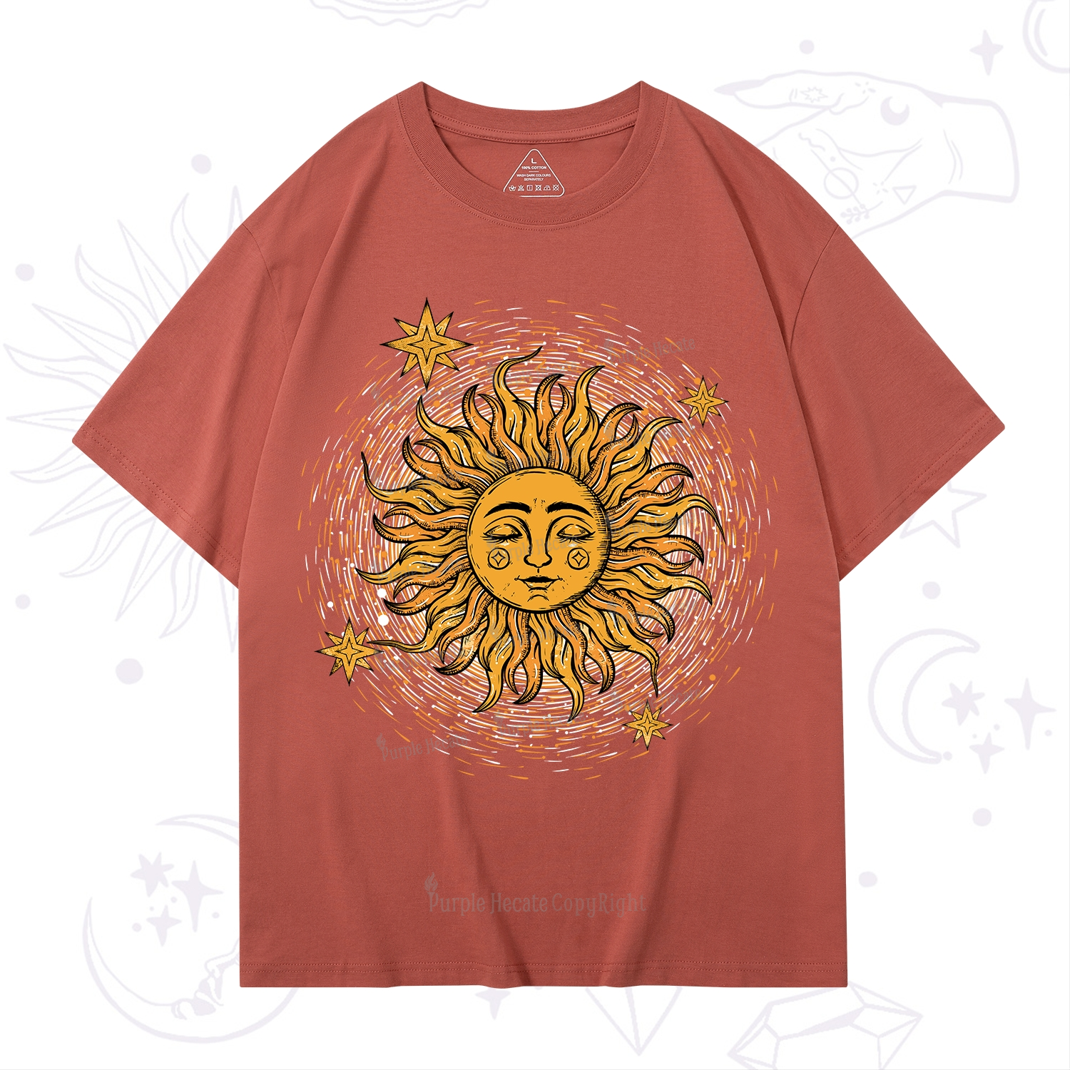 Purplehecate Celestial Sun T-Shirt