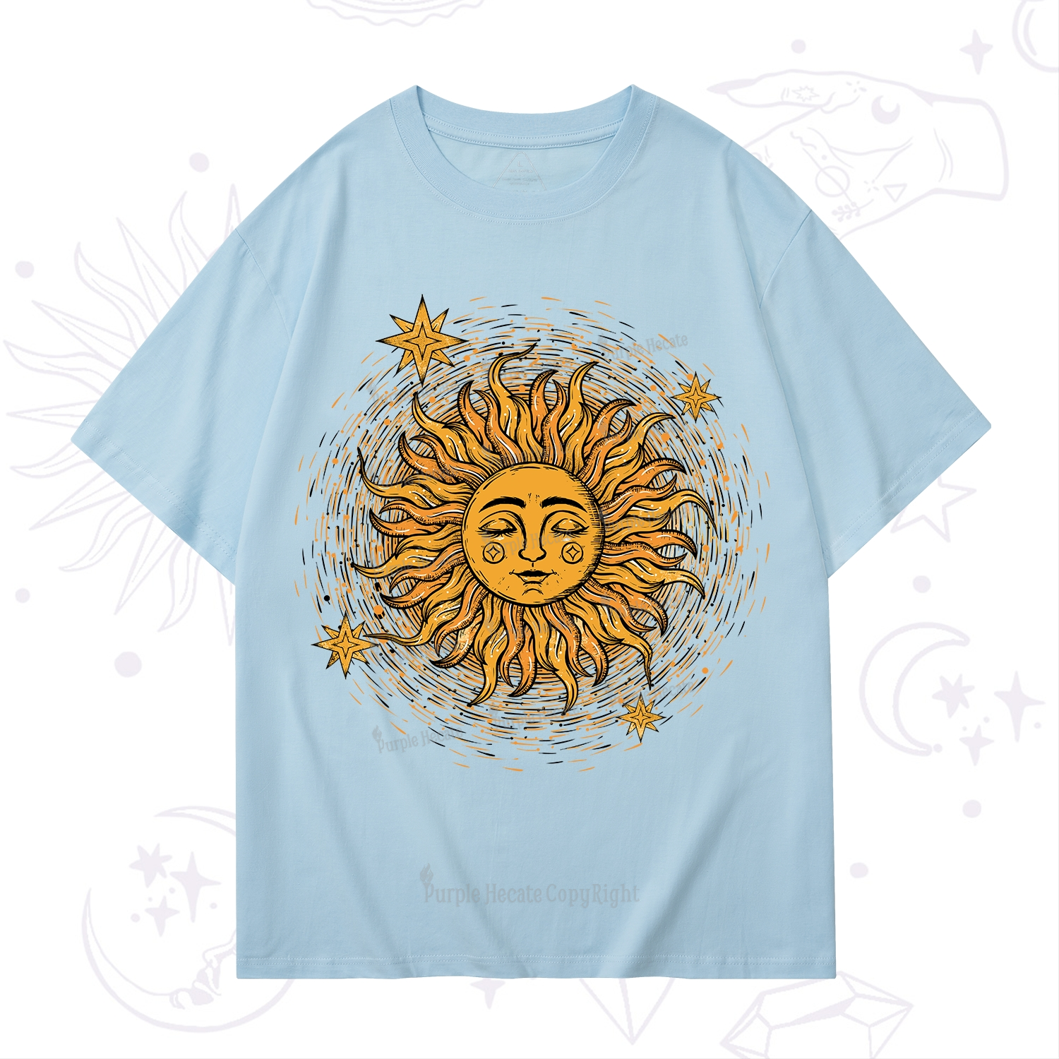 Purplehecate Celestial Sun T-Shirt