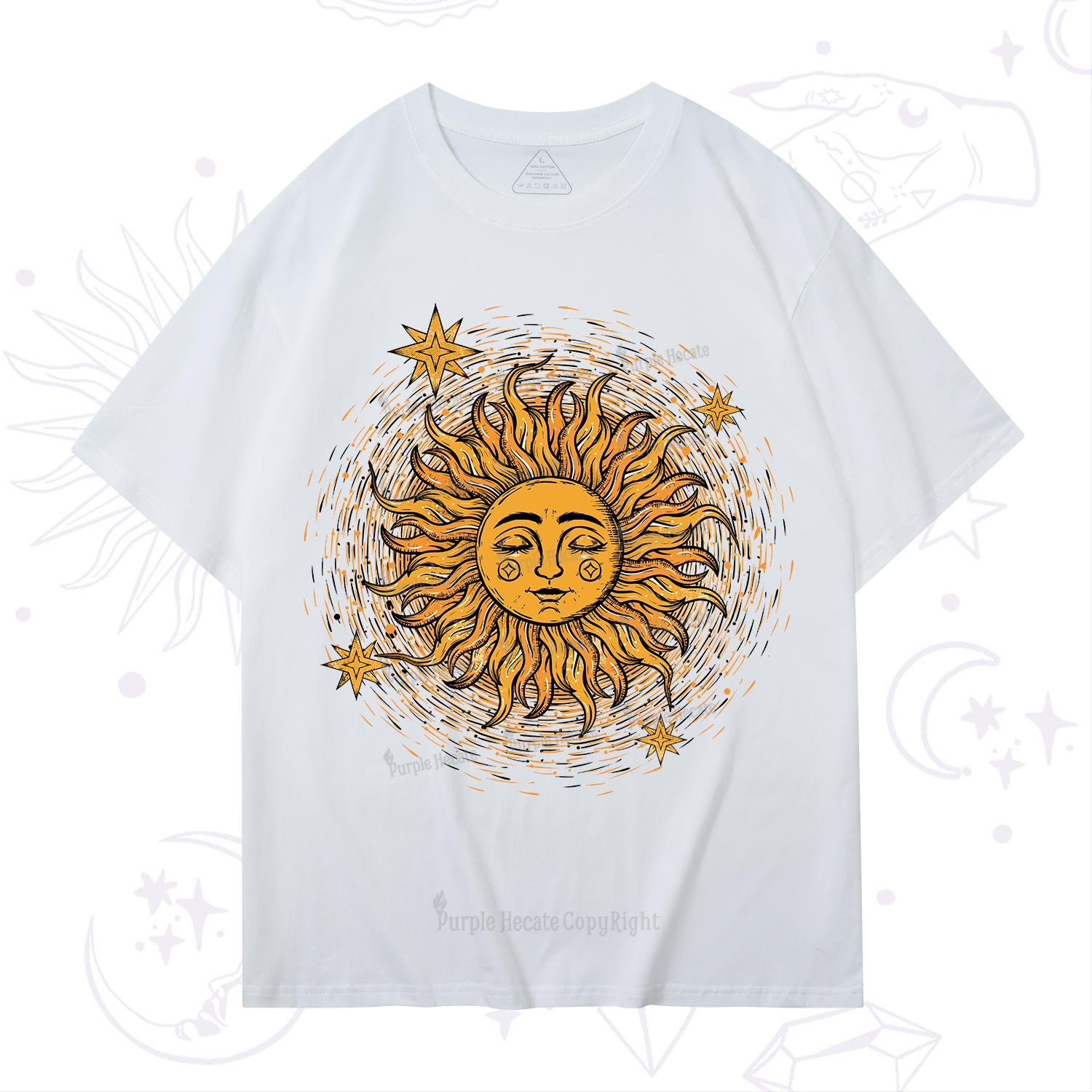 Purplehecate Celestial Sun T-Shirt