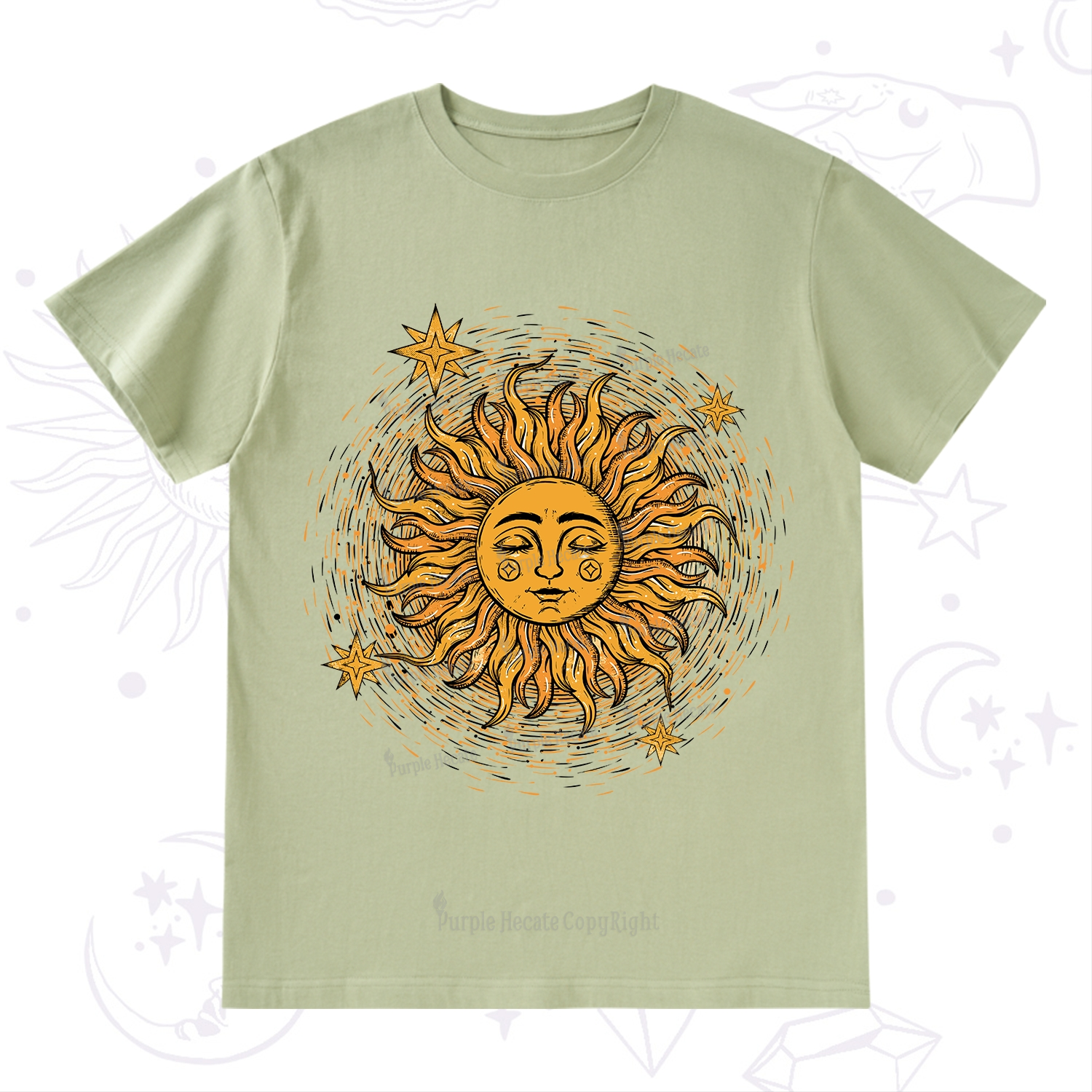 Purplehecate Celestial Sun T-Shirt
