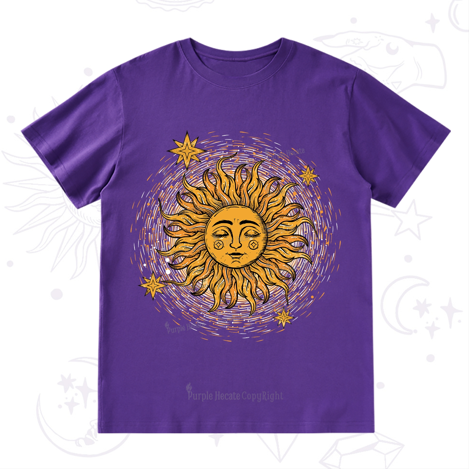 Purplehecate Celestial Sun T-Shirt