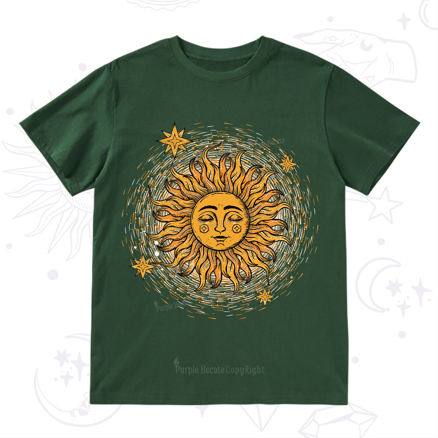 Purplehecate Celestial Sun T-Shirt