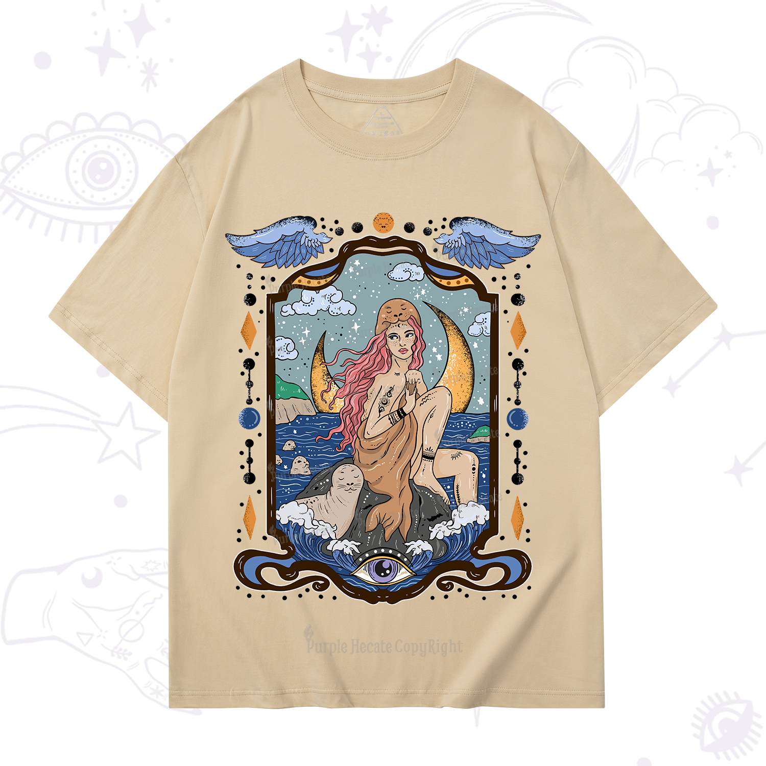 Purplehecate Selkie Woman T-Shirt