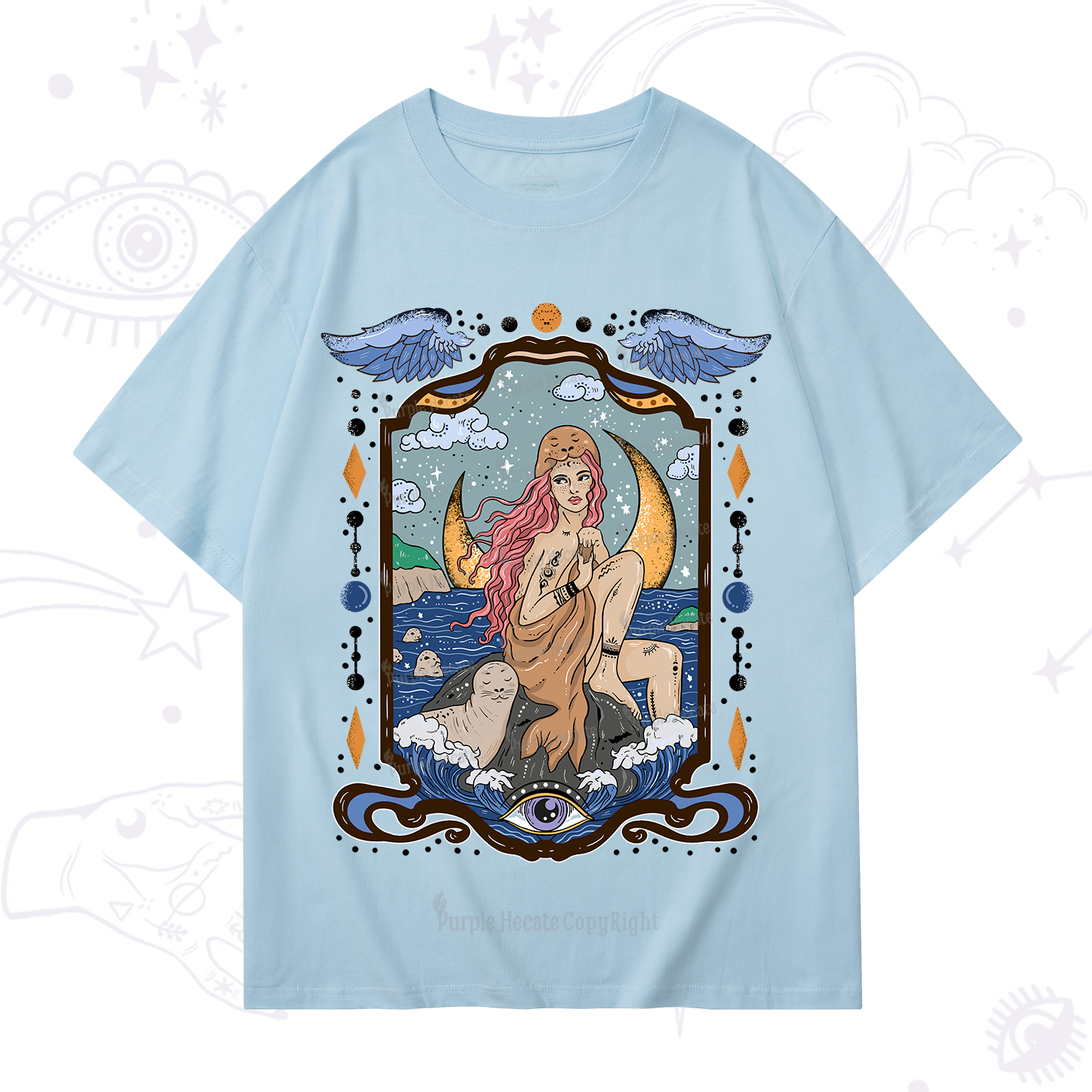 Purplehecate Selkie Woman T-Shirt
