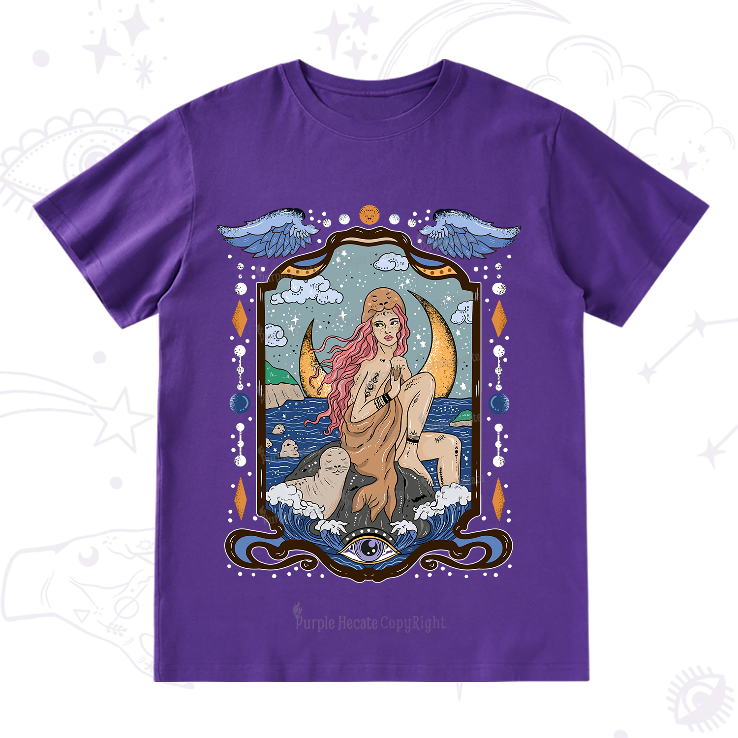 Purplehecate Selkie Woman T-Shirt