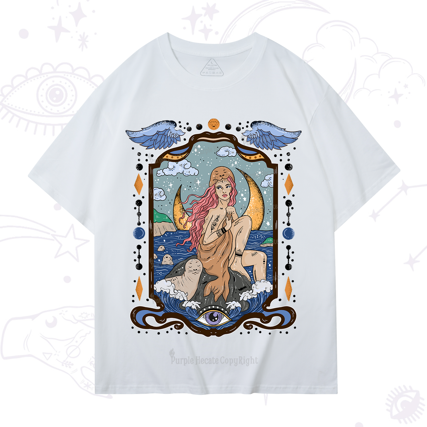 Purplehecate Selkie Woman T-Shirt