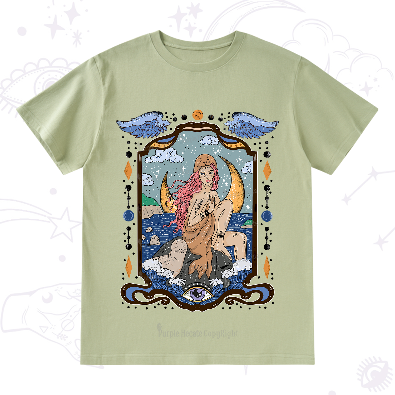 Purplehecate Selkie Woman T-Shirt