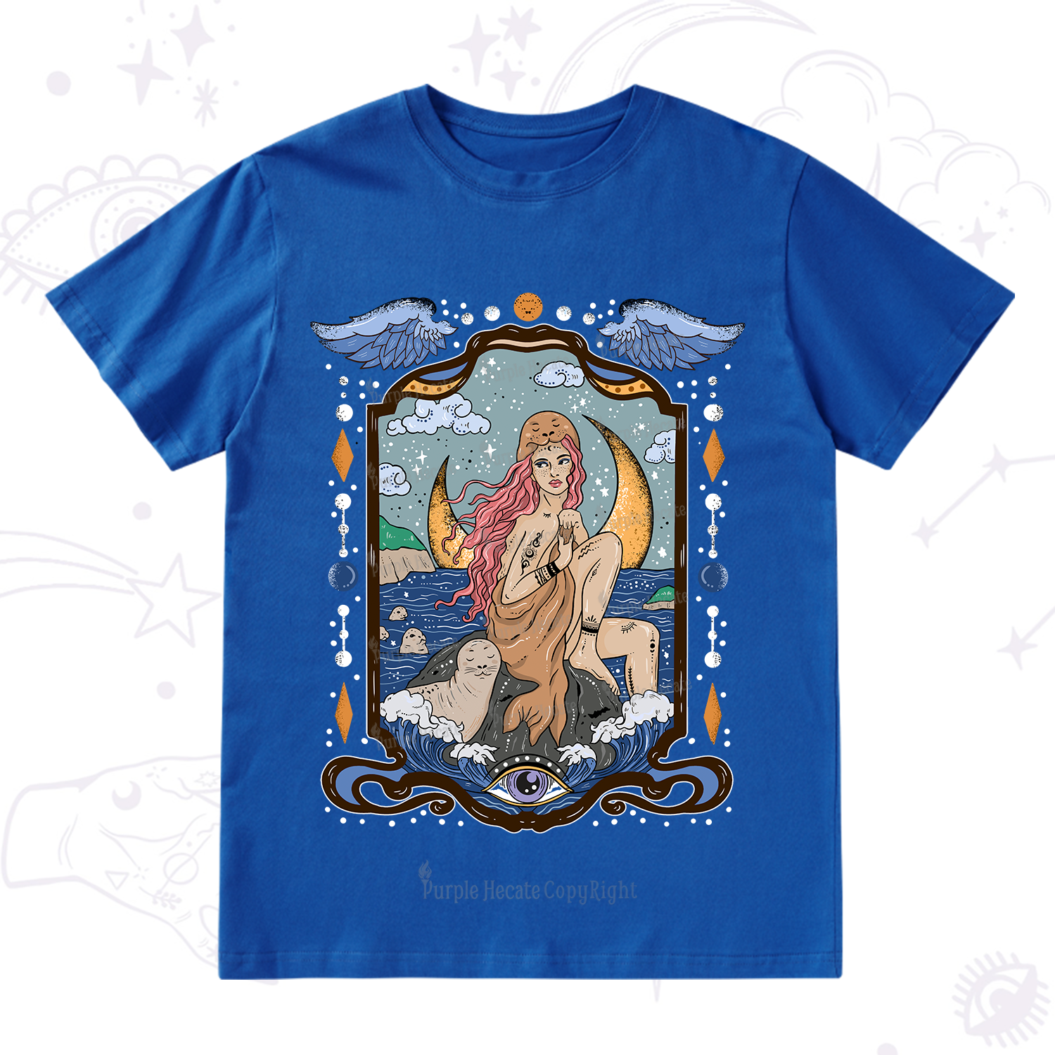 Purplehecate Selkie Woman T-Shirt