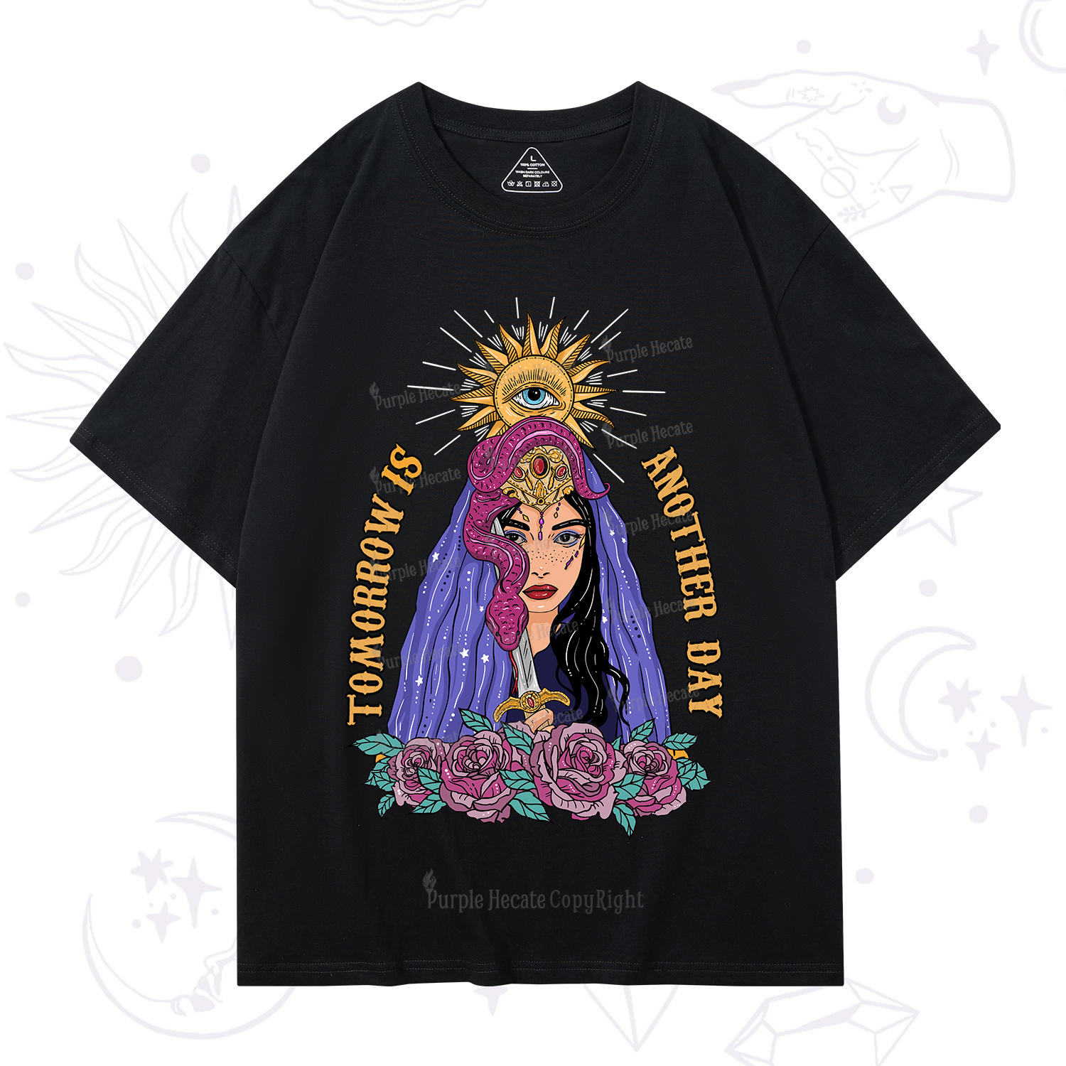 Purplehecate Prophetic Eye Witch T-Shirt