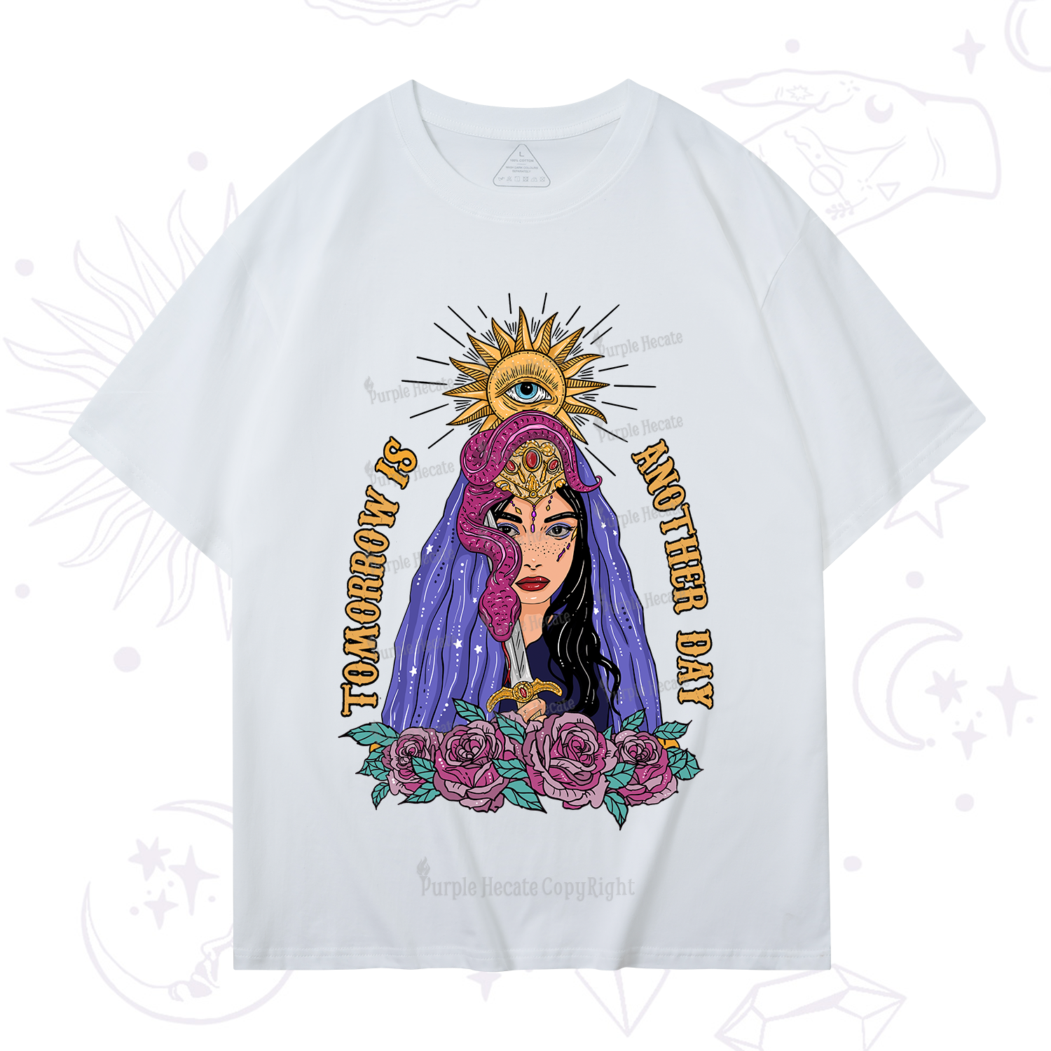 Purplehecate Prophetic Eye Witch T-Shirt