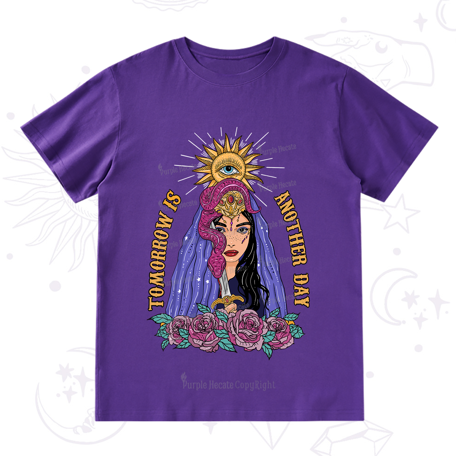 Purplehecate Prophetic Eye Witch T-Shirt