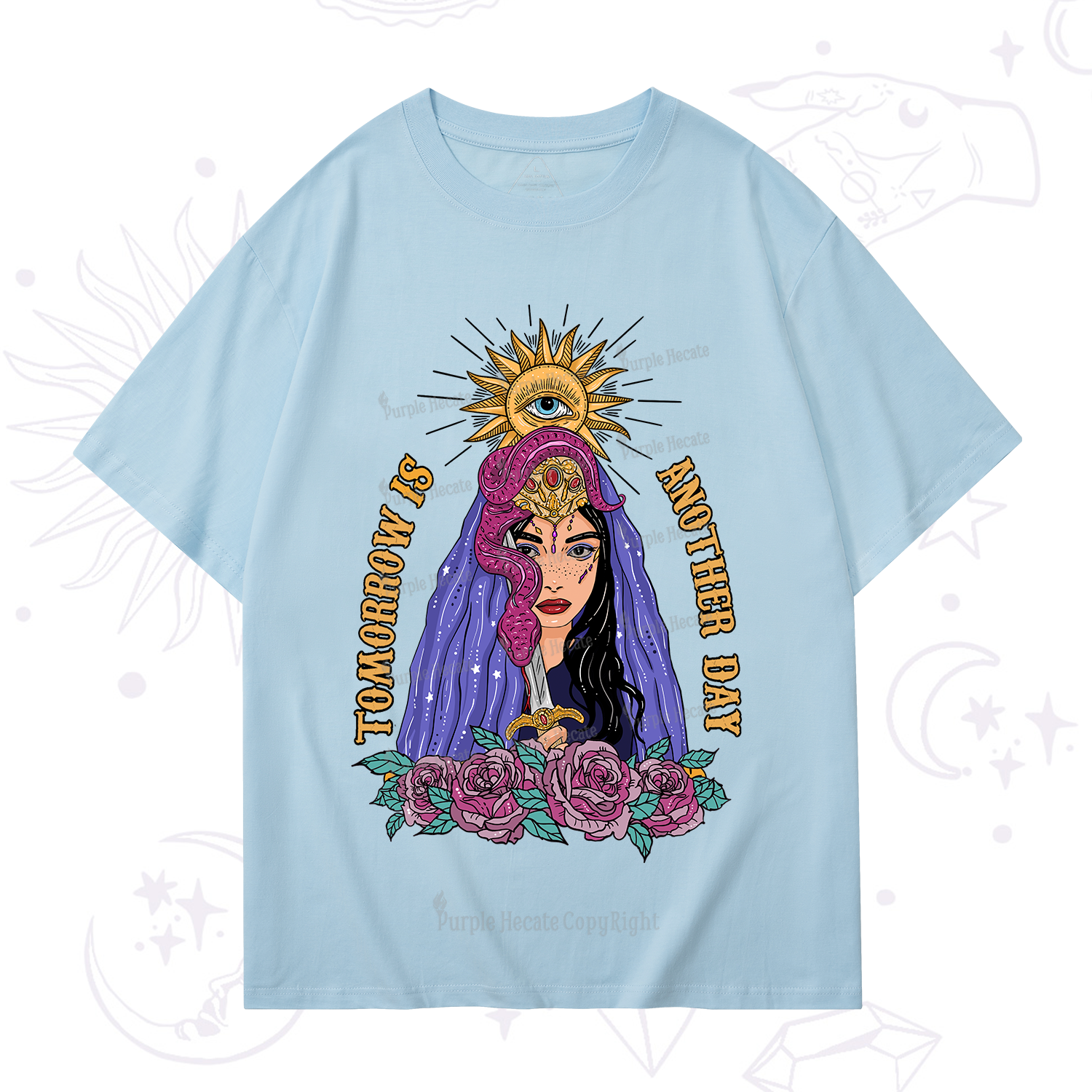 Purplehecate Prophetic Eye Witch T-Shirt