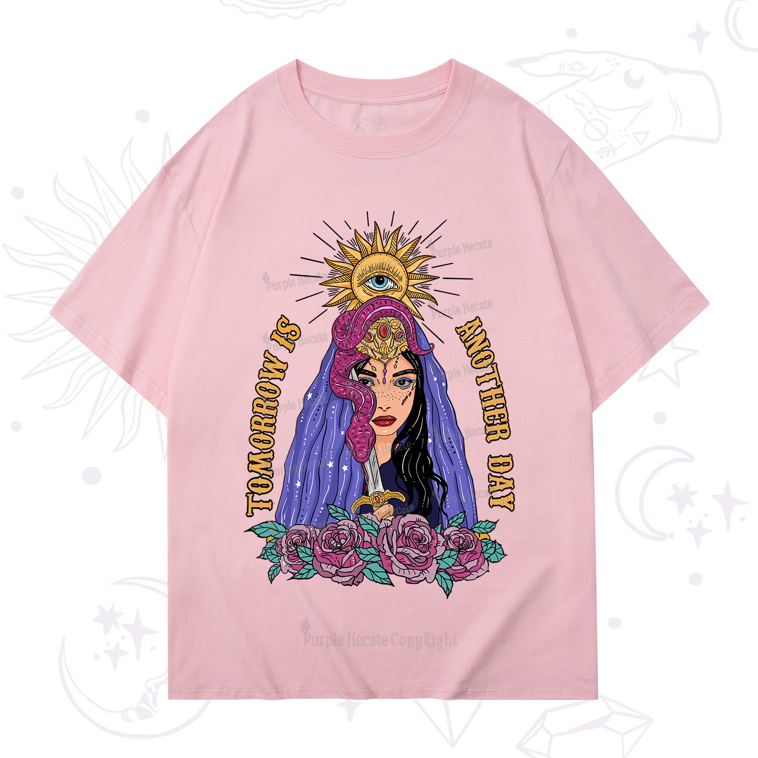 Purplehecate Prophetic Eye Witch T-Shirt