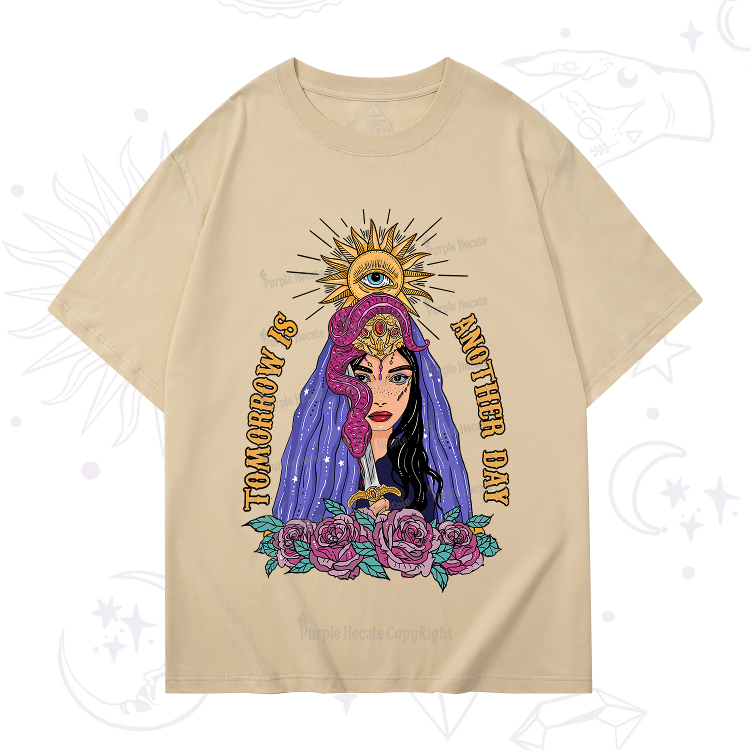 Purplehecate Prophetic Eye Witch T-Shirt