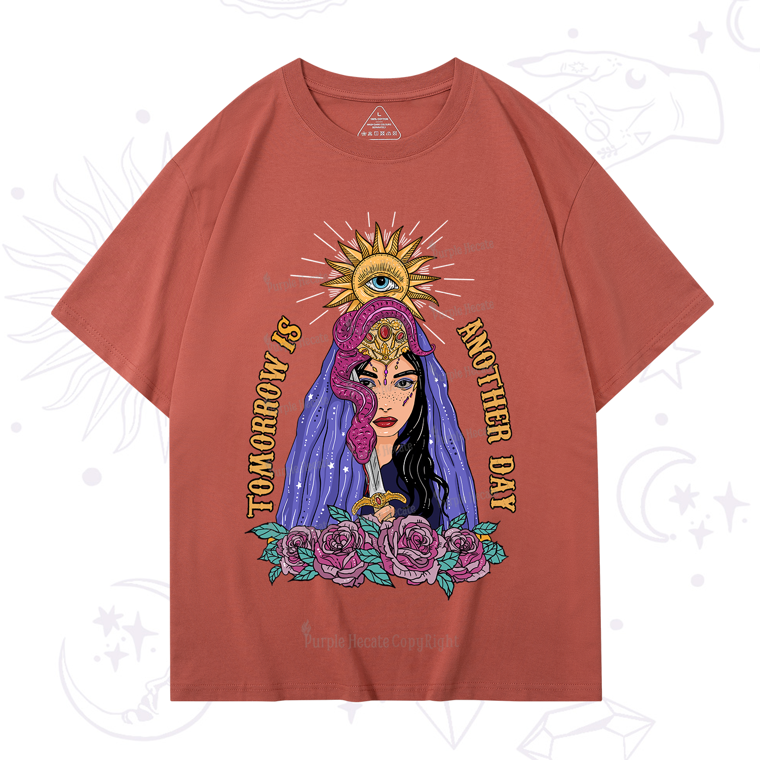 Purplehecate Prophetic Eye Witch T-Shirt