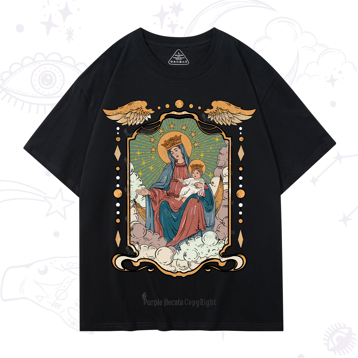 Purplehecate The Lady Of the Rosary T-Shirt