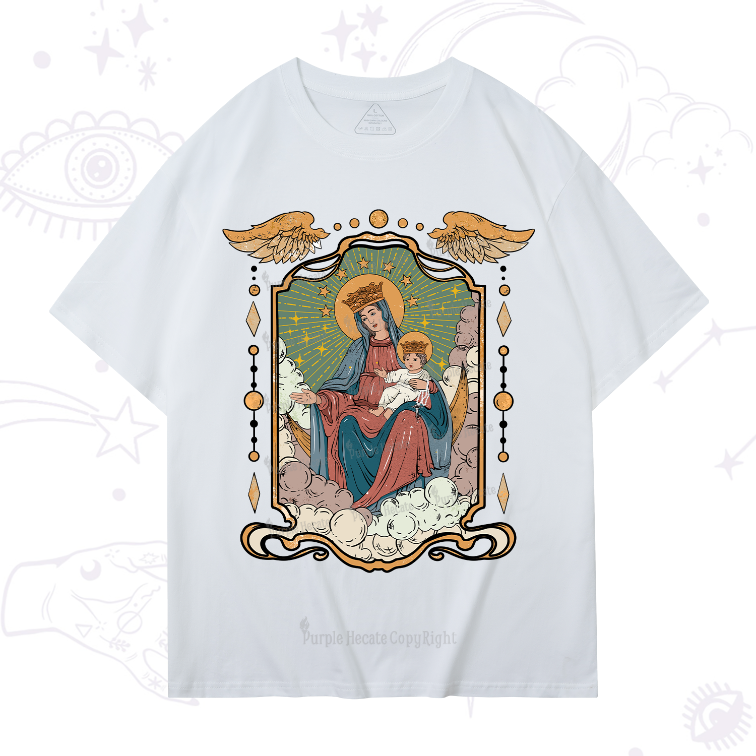 Purplehecate The Lady Of the Rosary T-Shirt