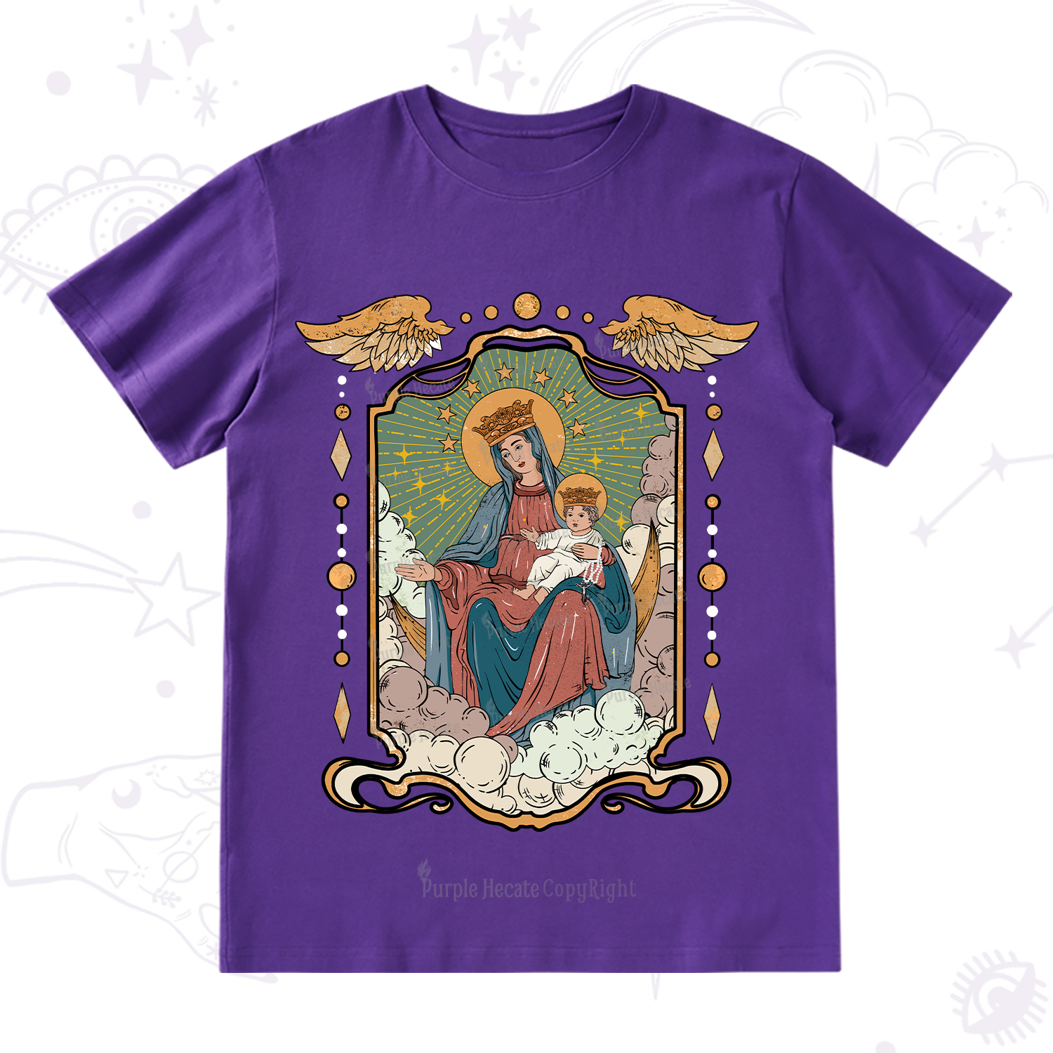 Purplehecate The Lady Of the Rosary T-Shirt