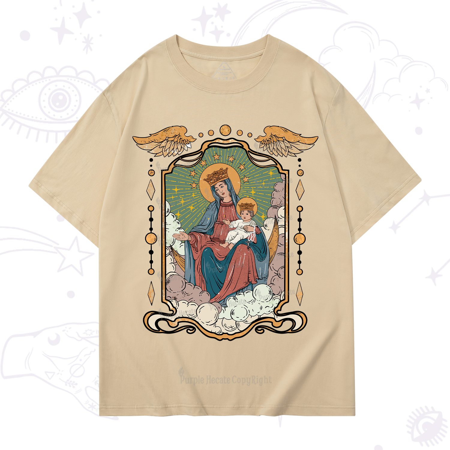 Purplehecate The Lady Of the Rosary T-Shirt
