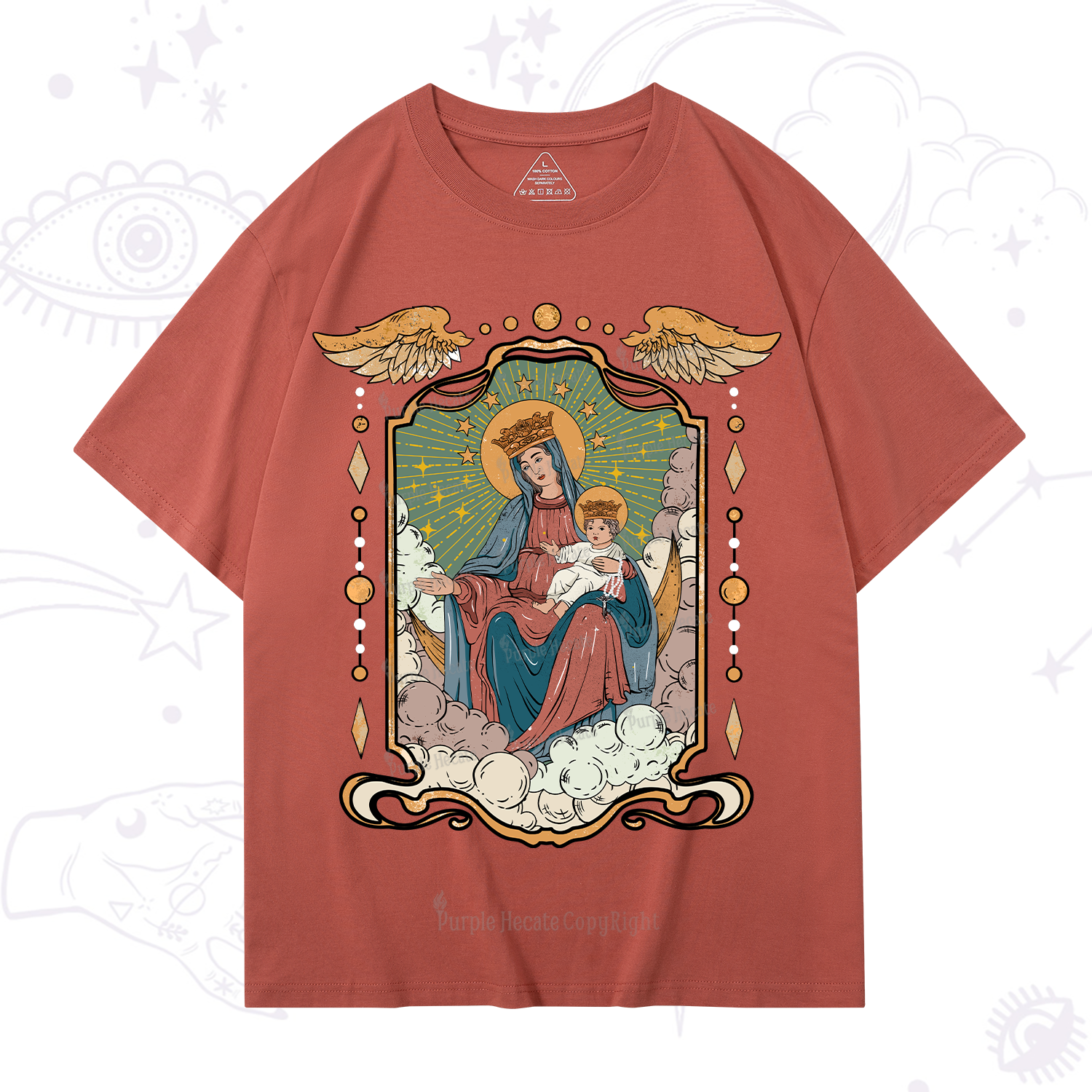 Purplehecate The Lady Of the Rosary T-Shirt
