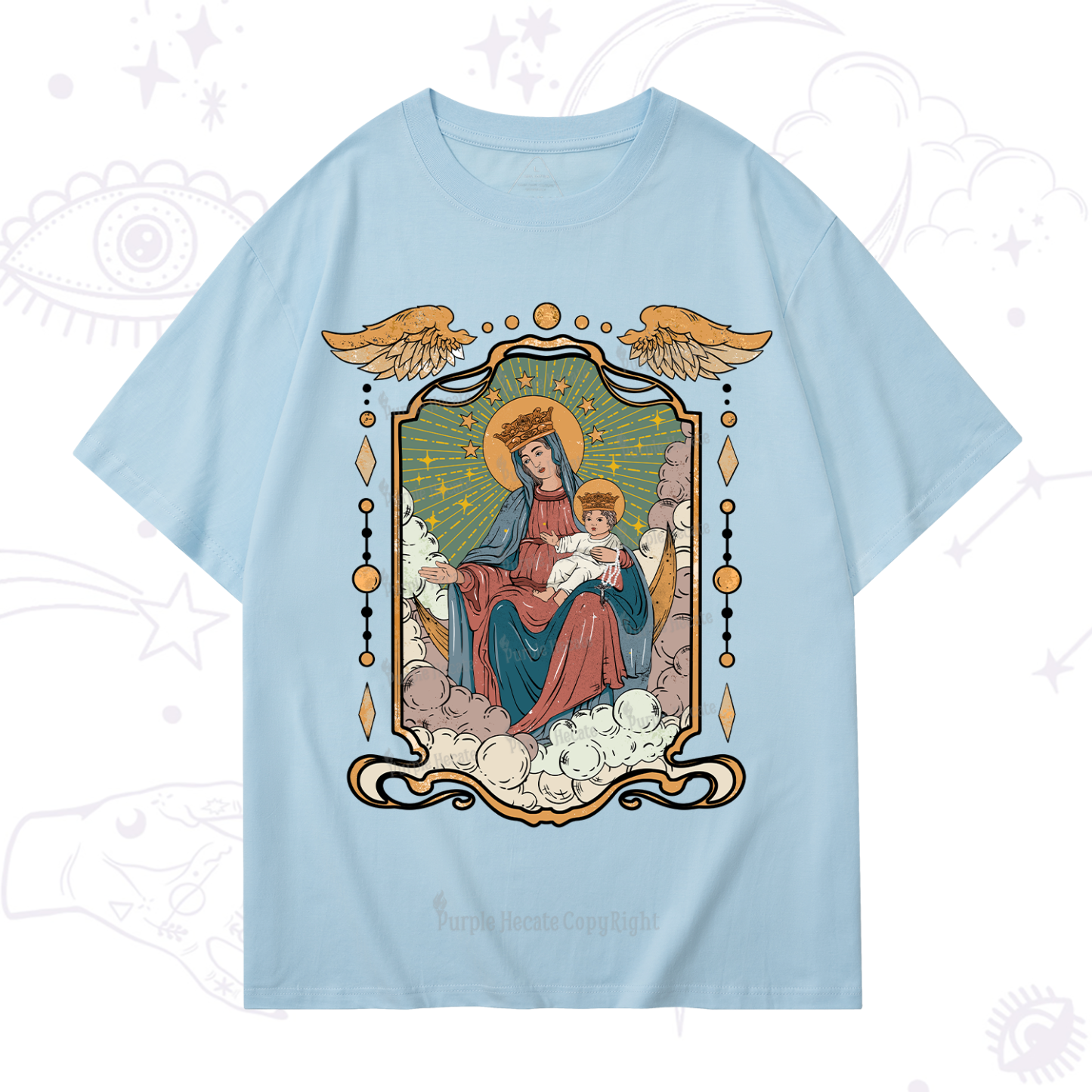Purplehecate The Lady Of the Rosary T-Shirt