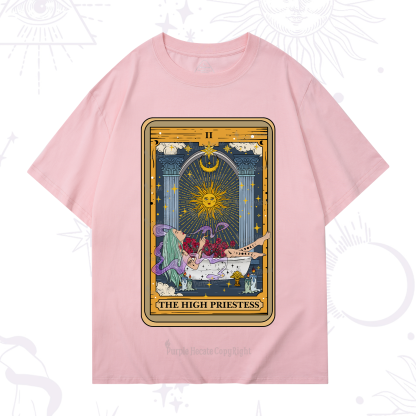 Purplehecate The High Priestess Tarot Card T-Shirt