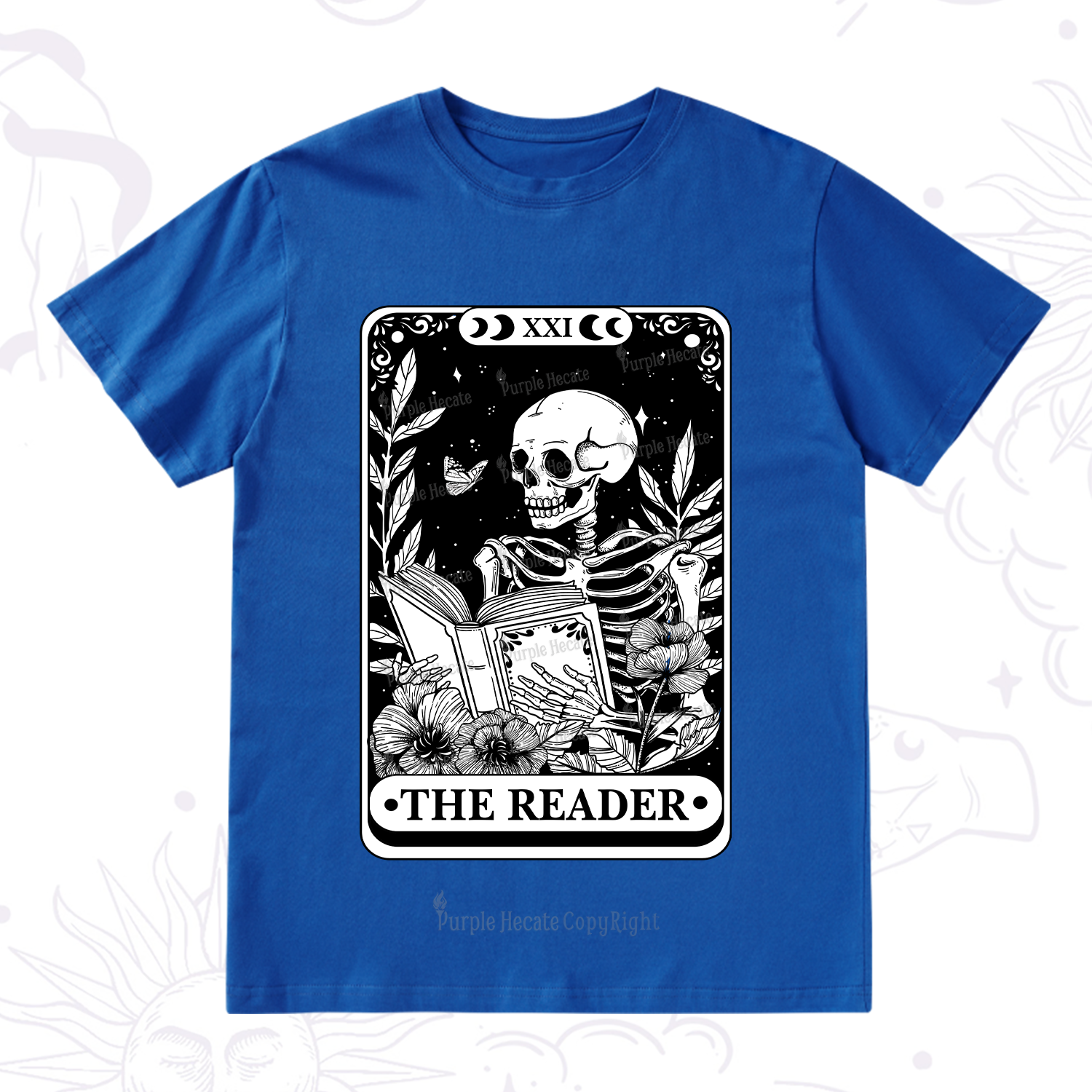 Purplehecate The Reader Tarot Card T-Shirt