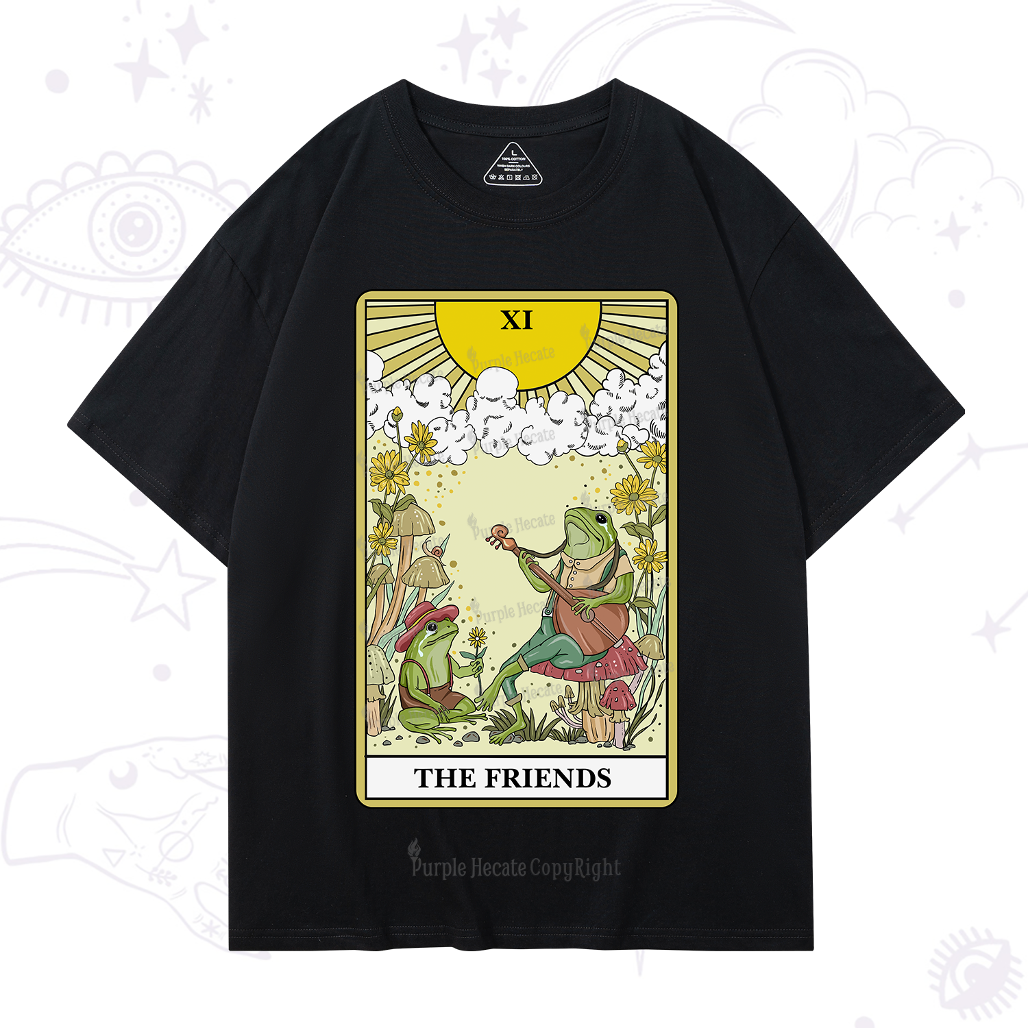 Purplehecate The Friends Tarot Card T-Shirt