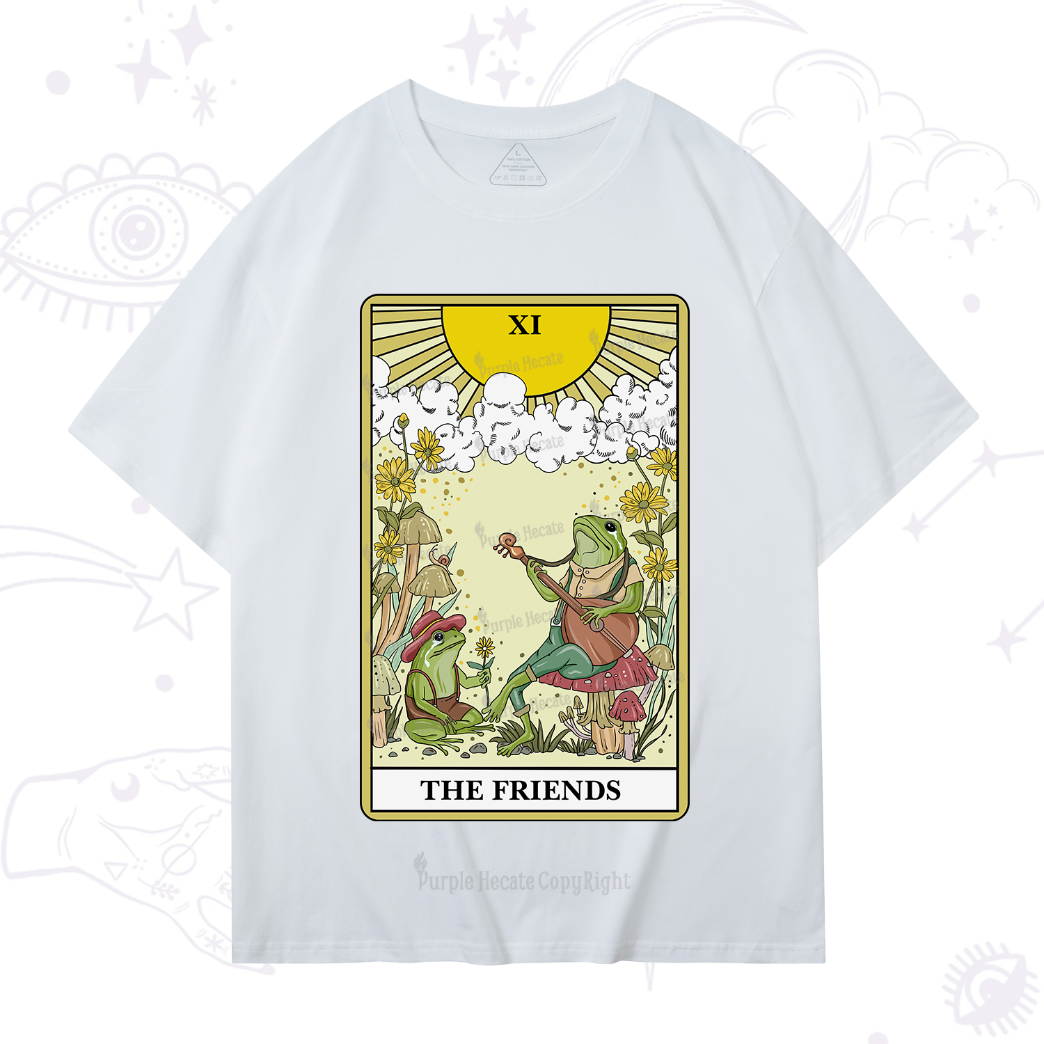 Purplehecate The Friends Tarot Card T-Shirt