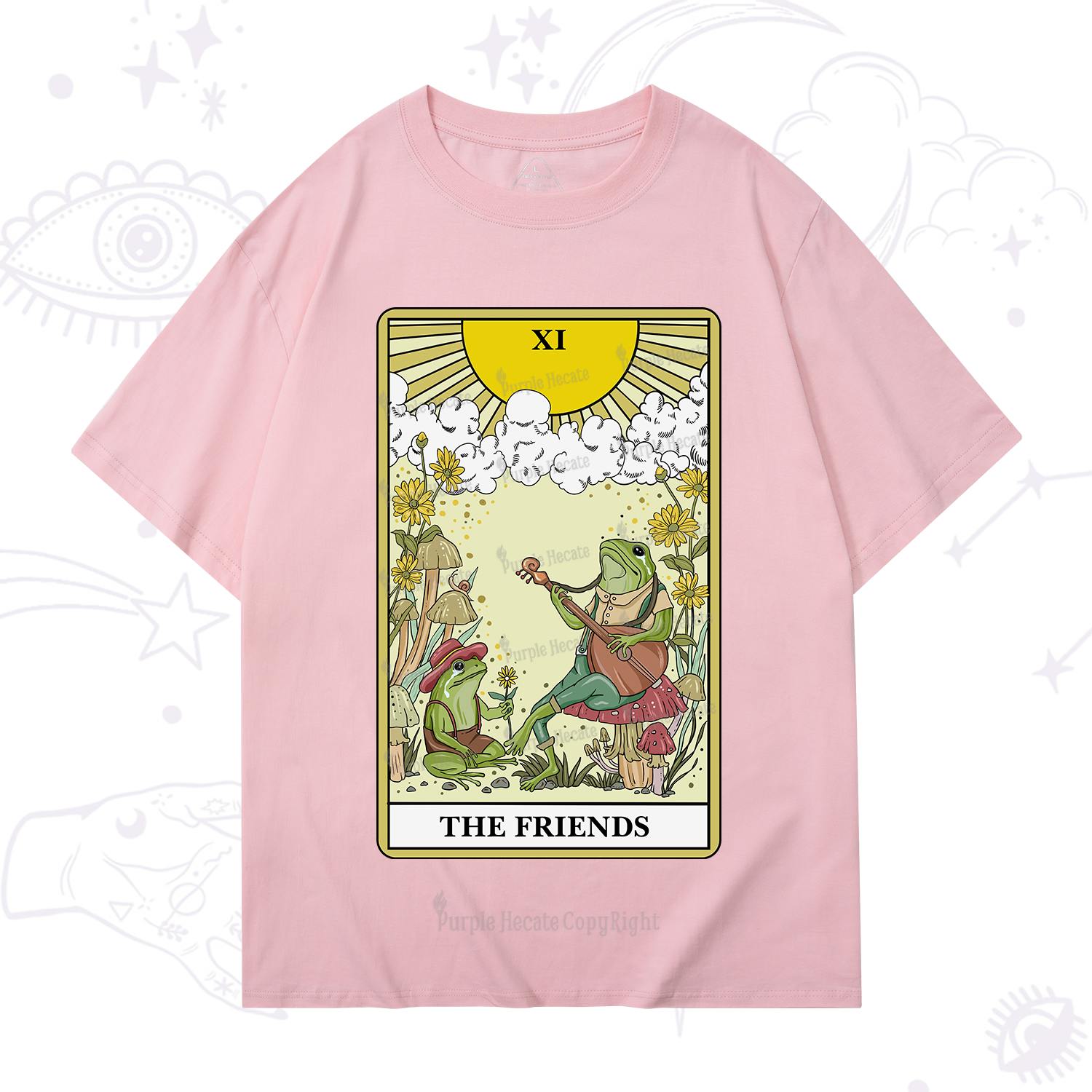 Purplehecate The Friends Tarot Card T-Shirt