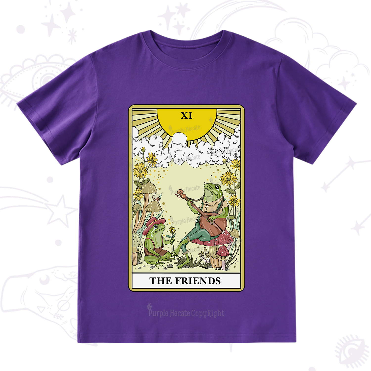 Purplehecate The Friends Tarot Card T-Shirt