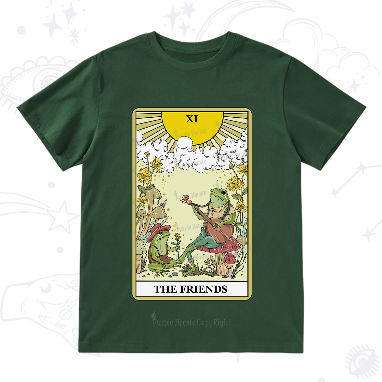Purplehecate The Friends Tarot Card T-Shirt