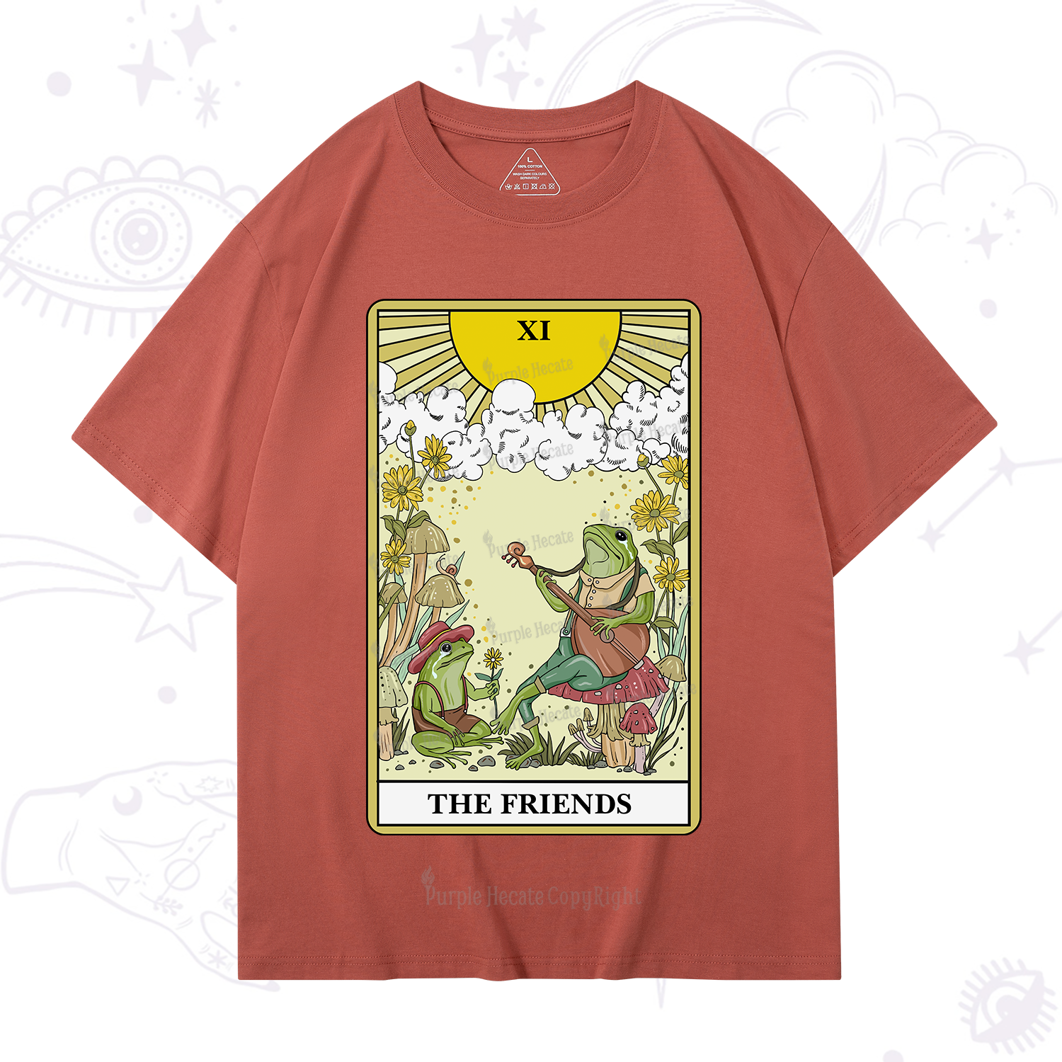 Purplehecate The Friends Tarot Card T-Shirt