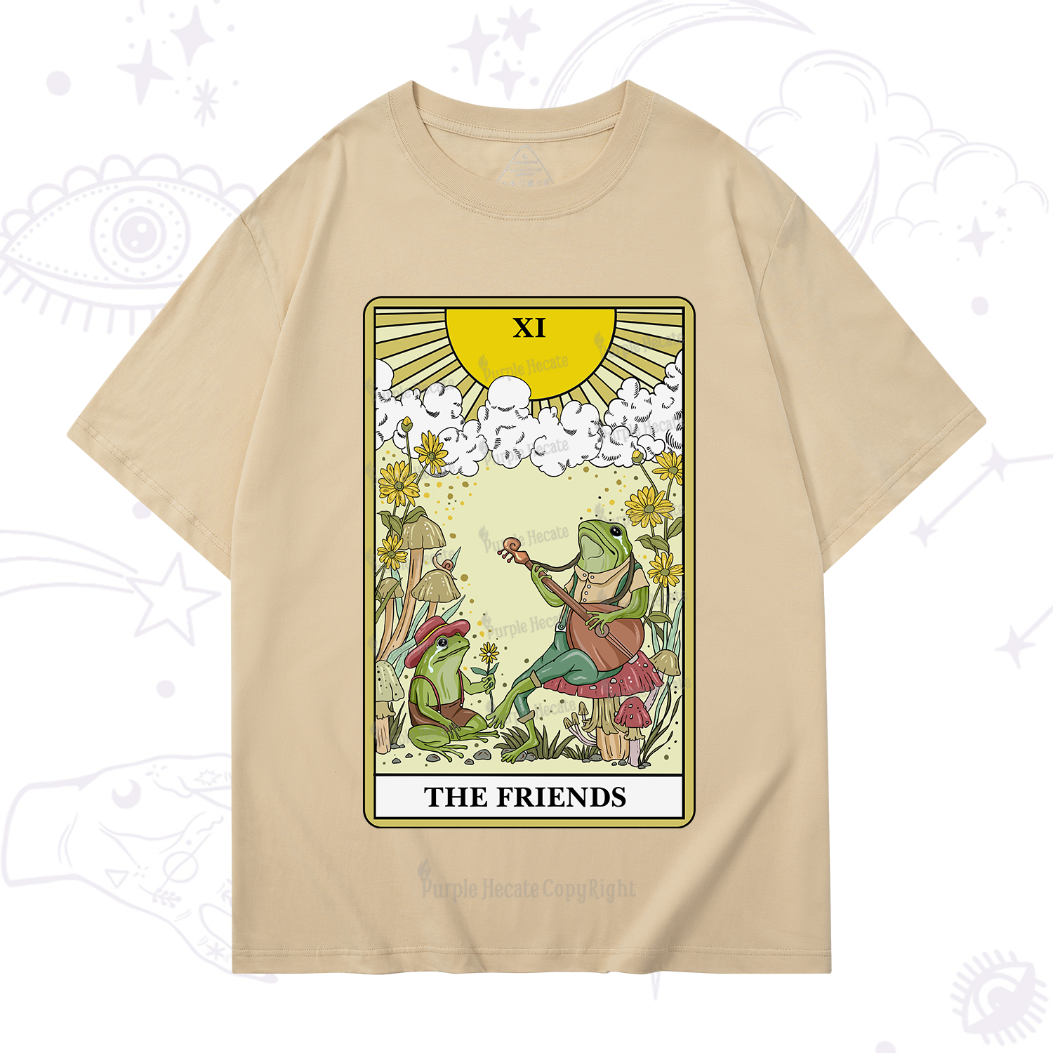 Purplehecate The Friends Tarot Card T-Shirt