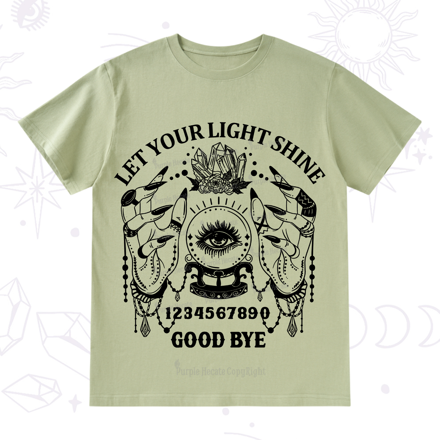 Purplehecate Let Your Light Shine T-Shirt