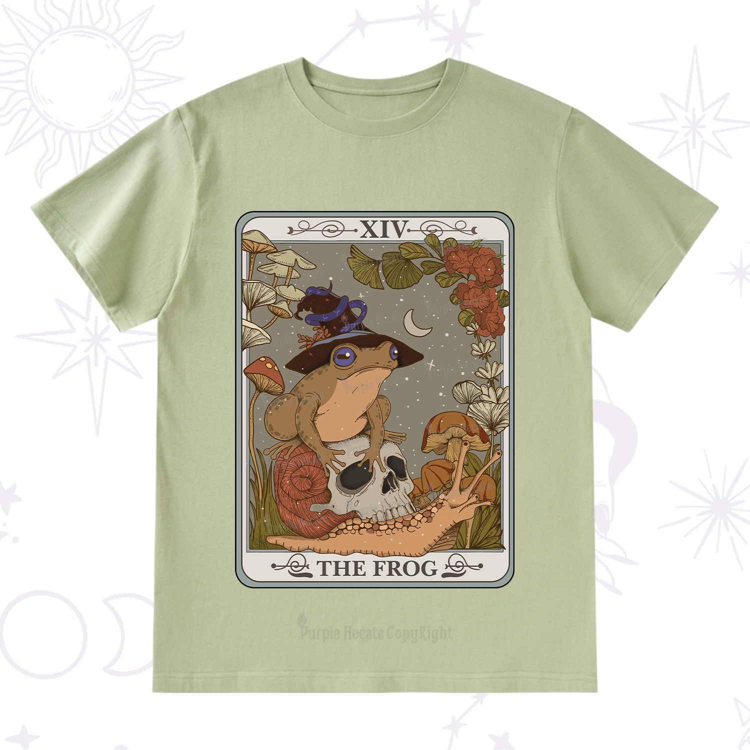 Purplehecate The Frog Tarot T-Shirt