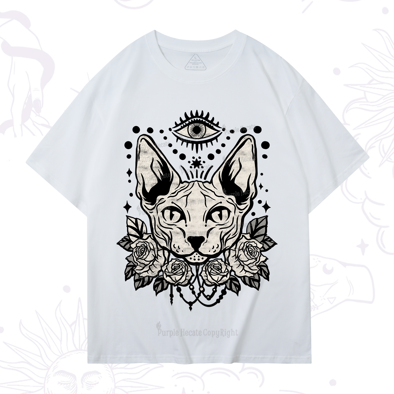 Purplehecate Mystical Cat T-Shirt