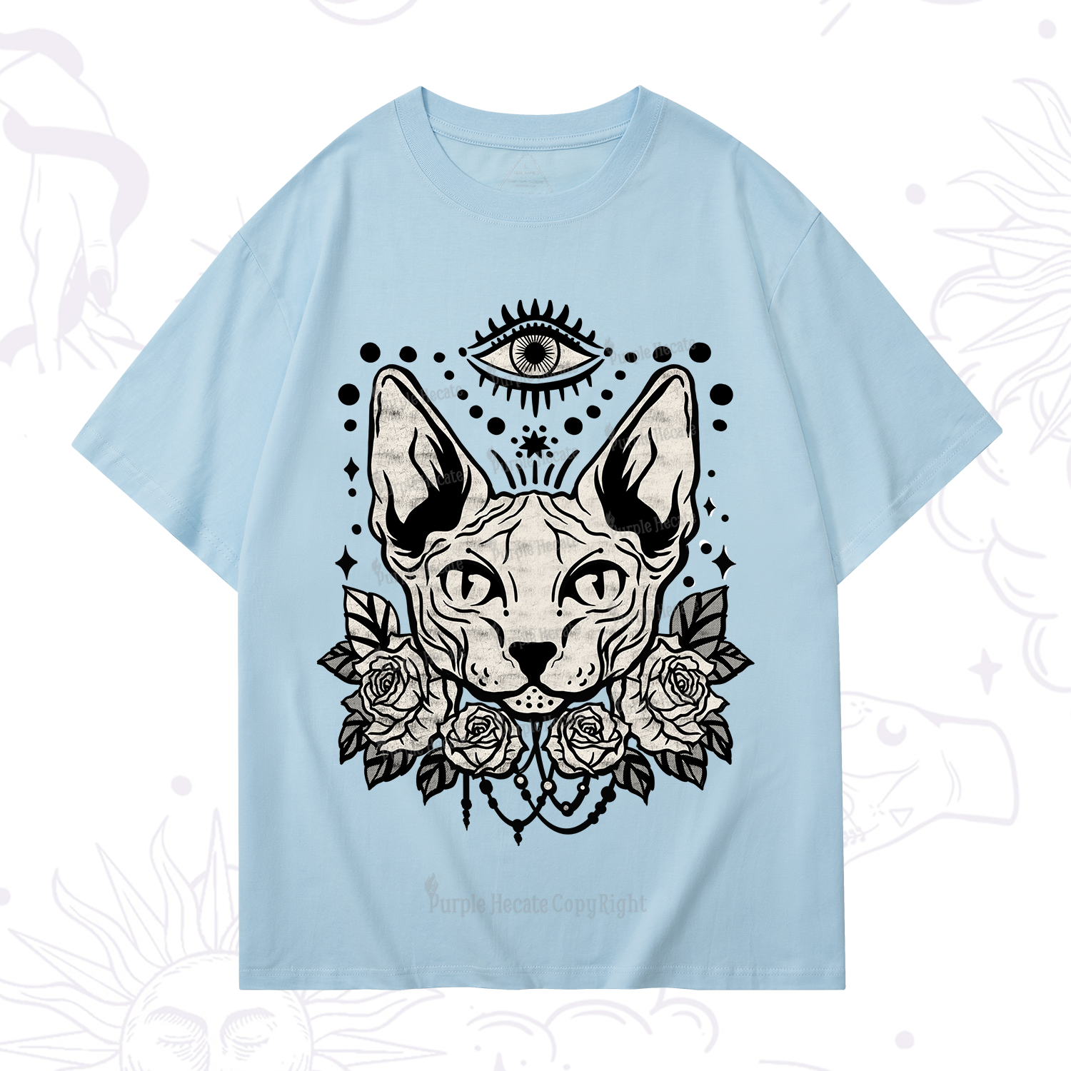 Purplehecate Mystical Cat T-Shirt