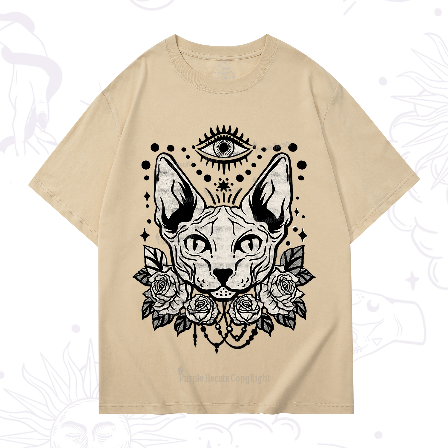 Purplehecate Mystical Cat T-Shirt