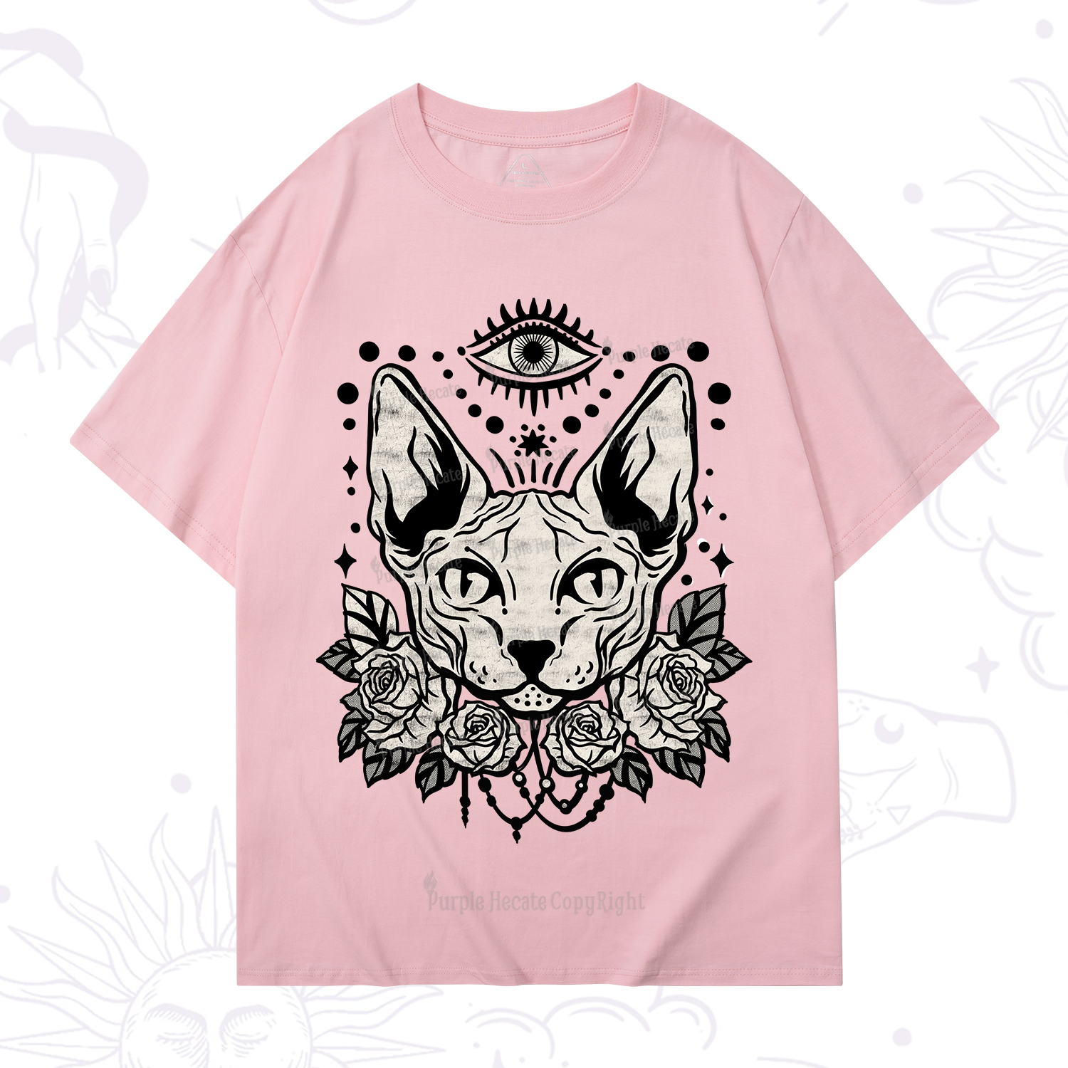 Purplehecate Mystical Cat T-Shirt
