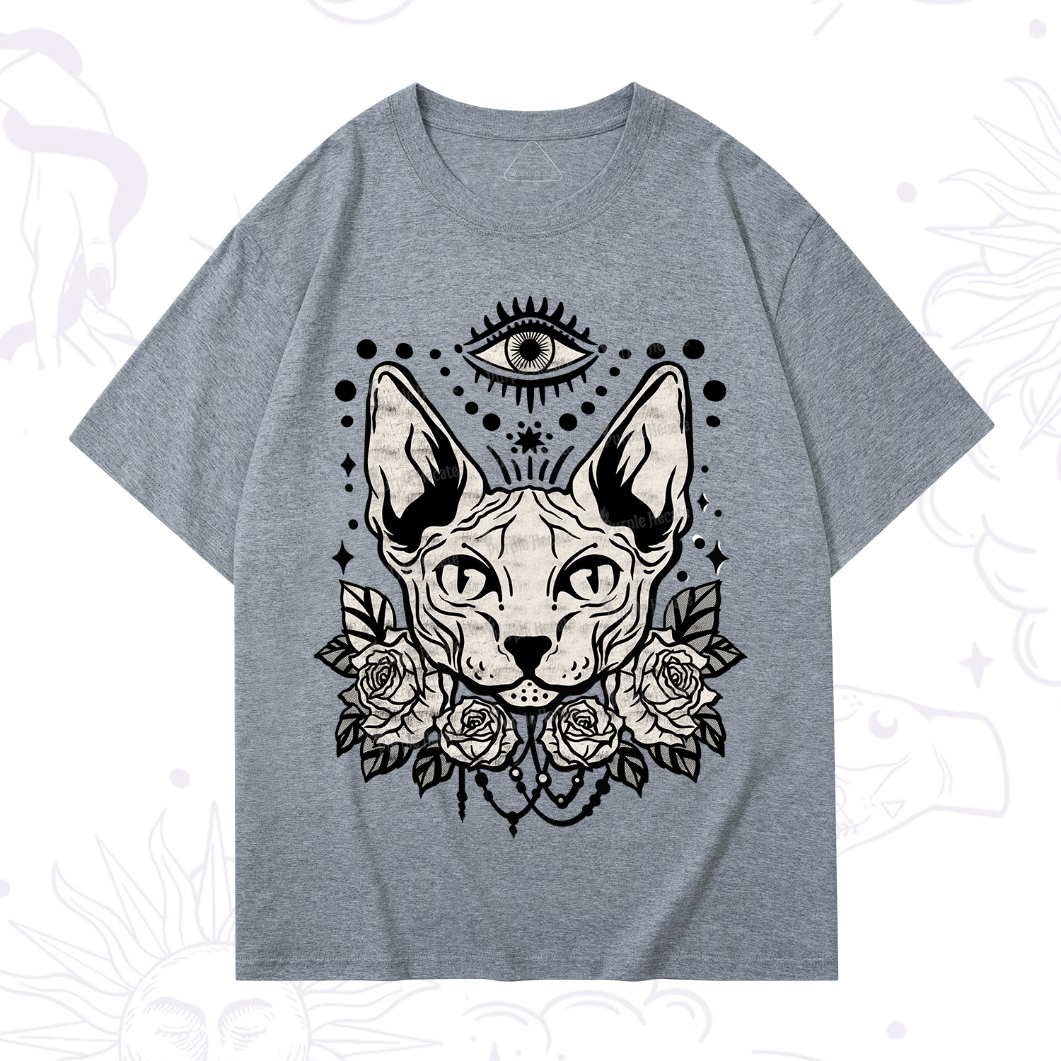 Purplehecate Mystical Cat T-Shirt