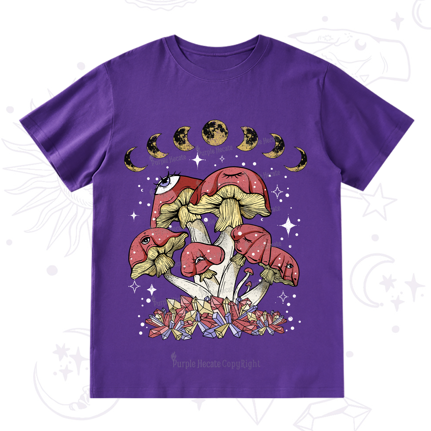 Purplehecate Magic Mushroom T-Shirt